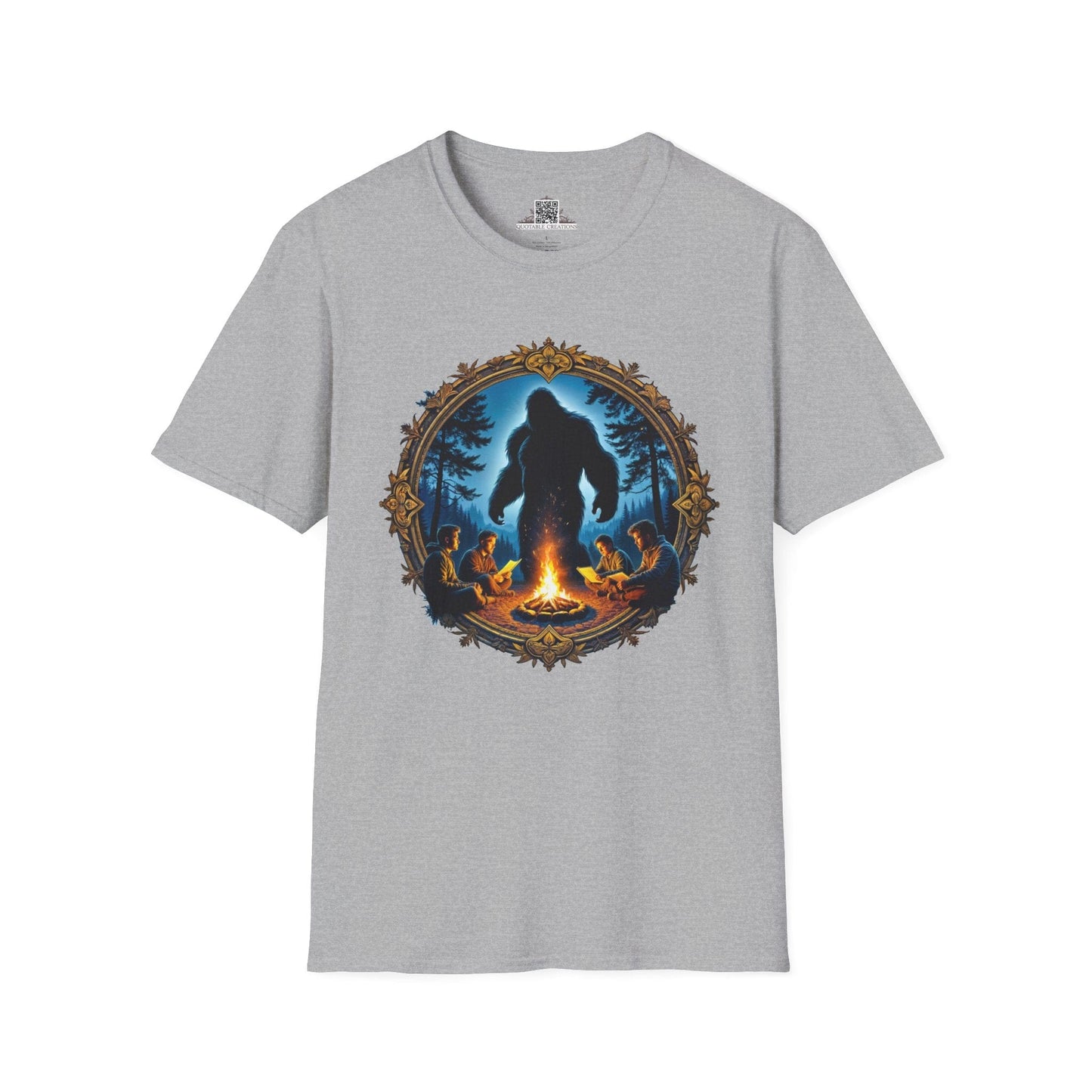 Printify T-Shirt S / Sport Grey Legends Never Sleep - Bigfoot & Legends T-Shirt