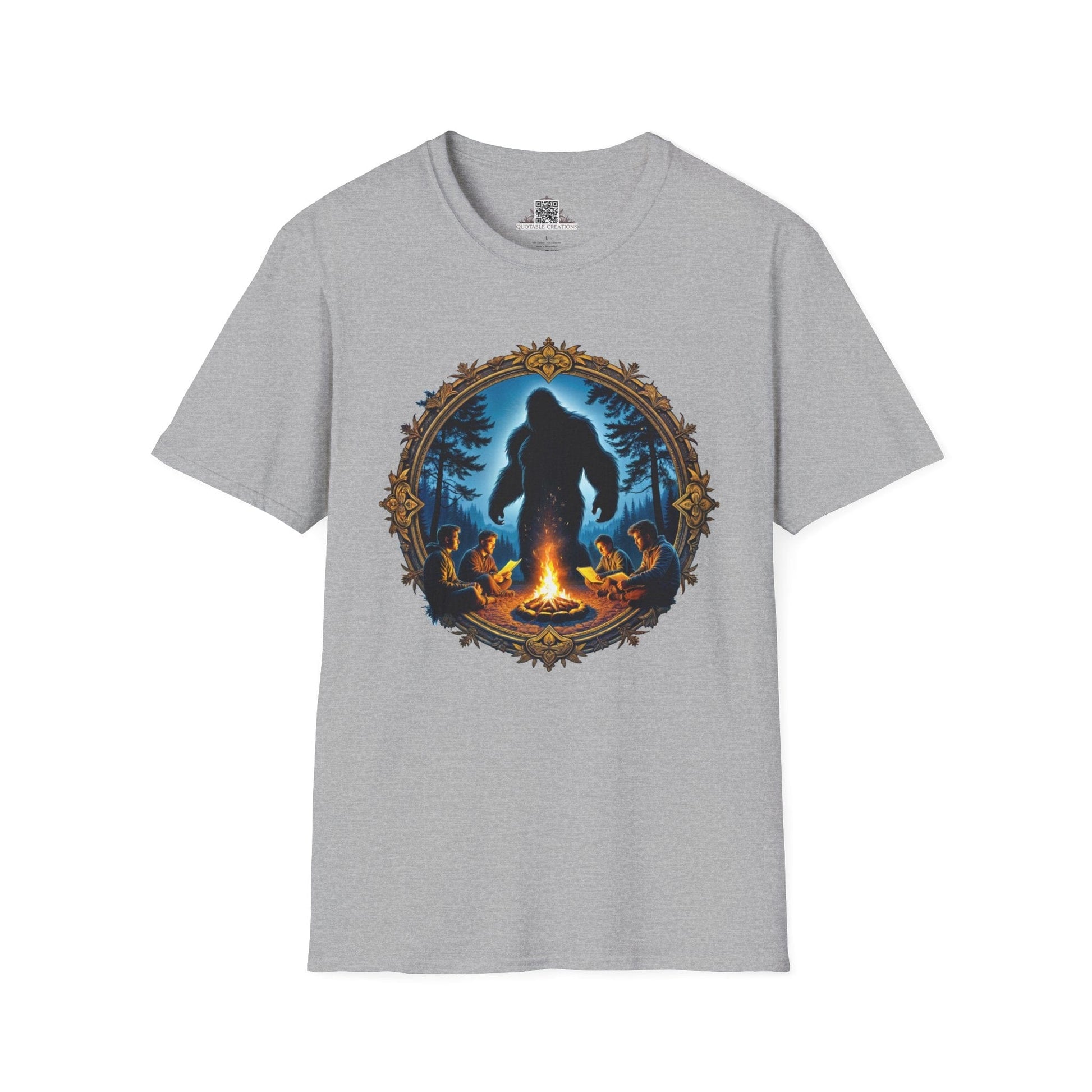 Printify T-Shirt S / Sport Grey Legends Never Sleep - Bigfoot & Legends T-Shirt