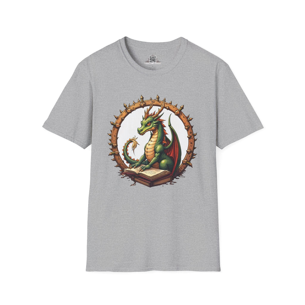 Printify T-Shirt S / Sport Grey Lorekeeper - Dragons & Magic T-Shirt