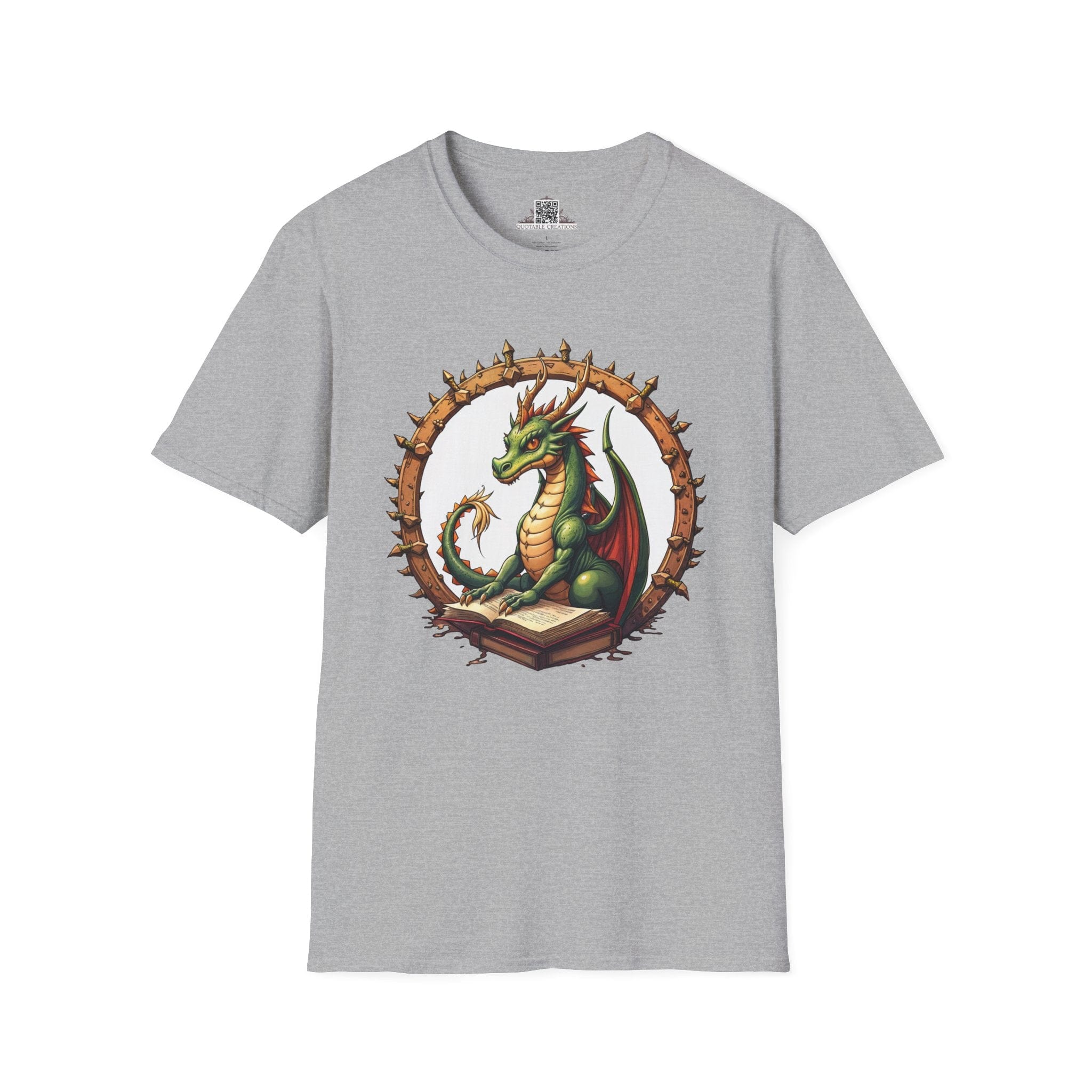 Printify T-Shirt S / Sport Grey Lorekeeper - Dragons & Magic T-Shirt
