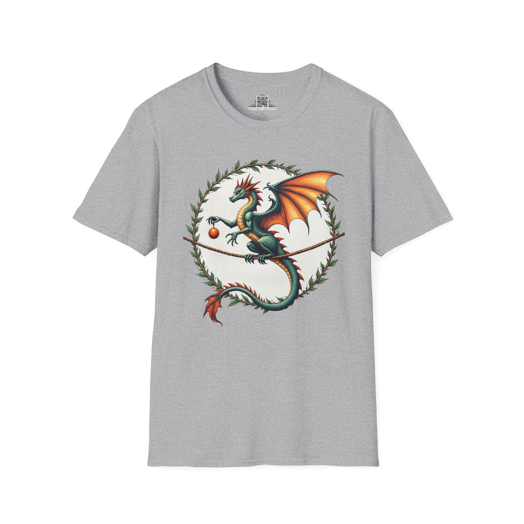 Printify T-Shirt S / Sport Grey Pixieweave - Dragons & Magic T-Shirt