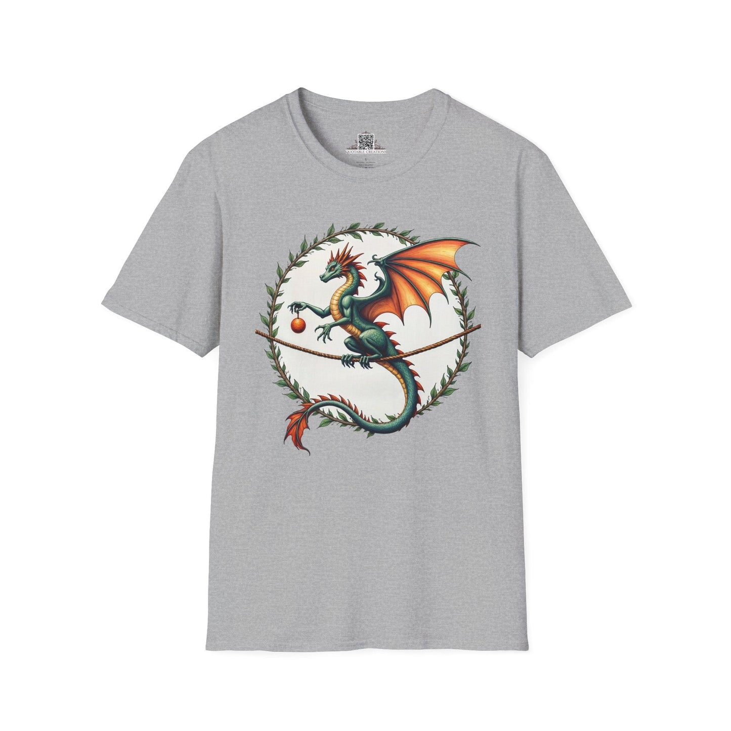 Printify T-Shirt S / Sport Grey Pixieweave - Dragons & Magic T-Shirt
