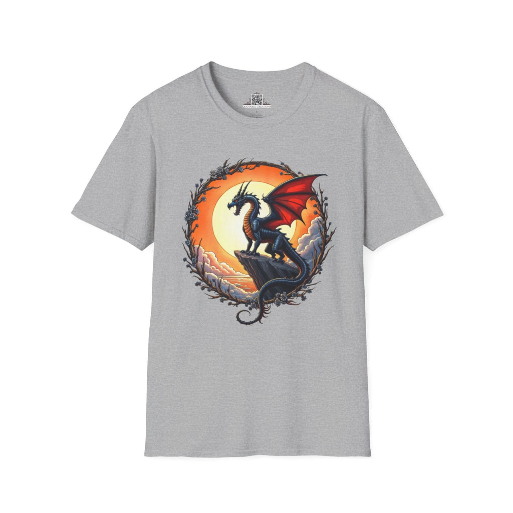 Printify T-Shirt S / Sport Grey Shadowwing - Dragons & Magic T-Shirt