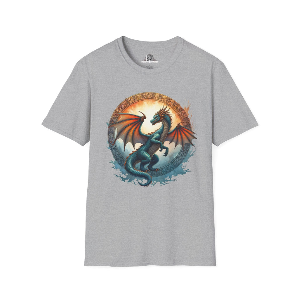 Printify T-Shirt S / Sport Grey Skyfire - Dragons & Magic T-Shirt
