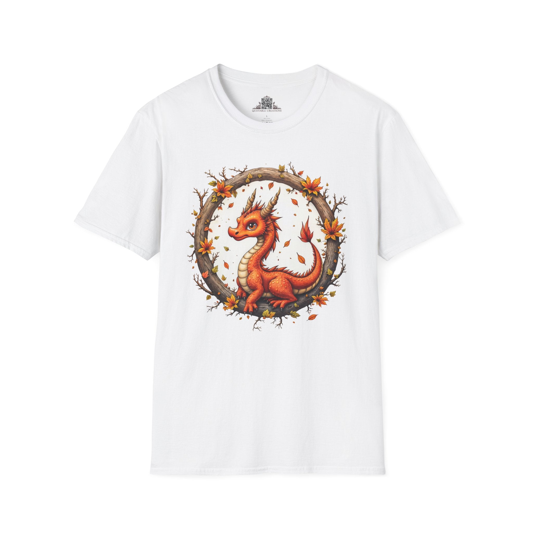 Printify T-Shirt S / White Autumnfire  - Dragons & Magic T-Shirt
