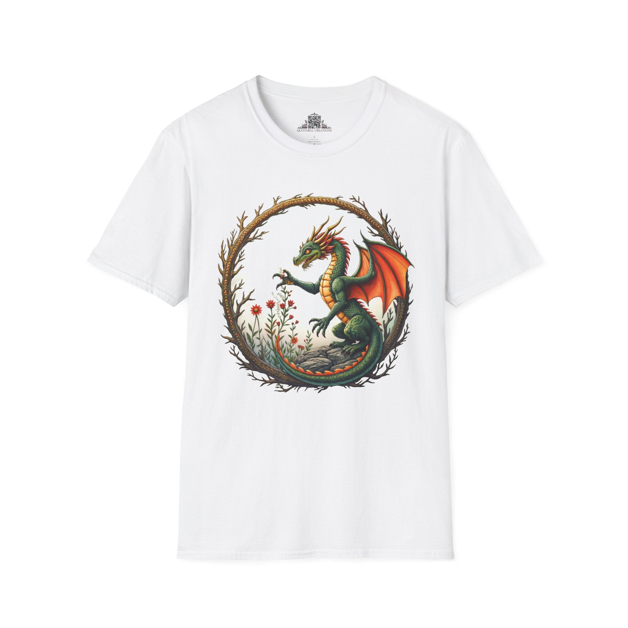 Printify T-Shirt S / White Blossomwing - Dragons & Magic T-Shirt