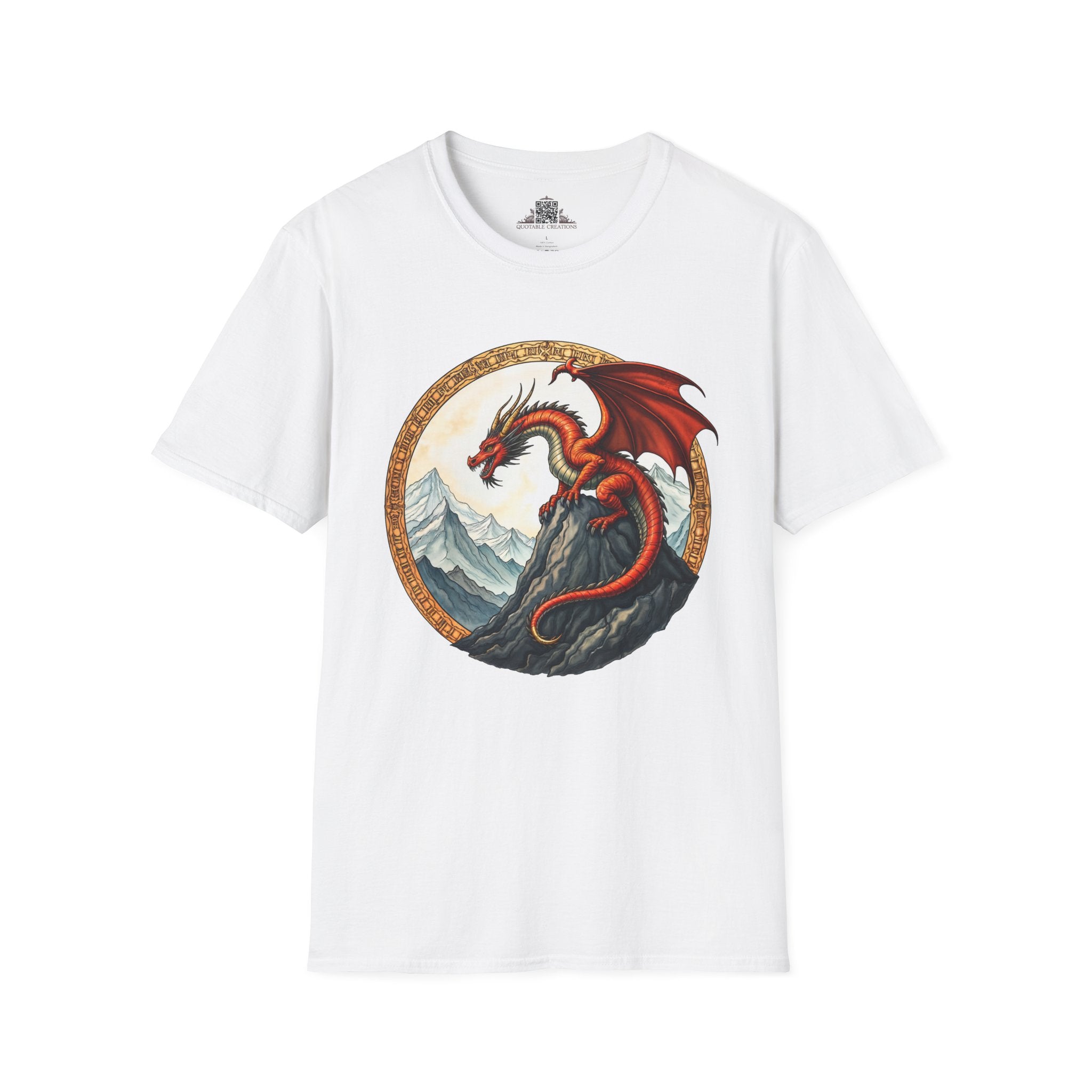 Printify T-Shirt S / White Frostfire - Dragons & Magic T-Shirt
