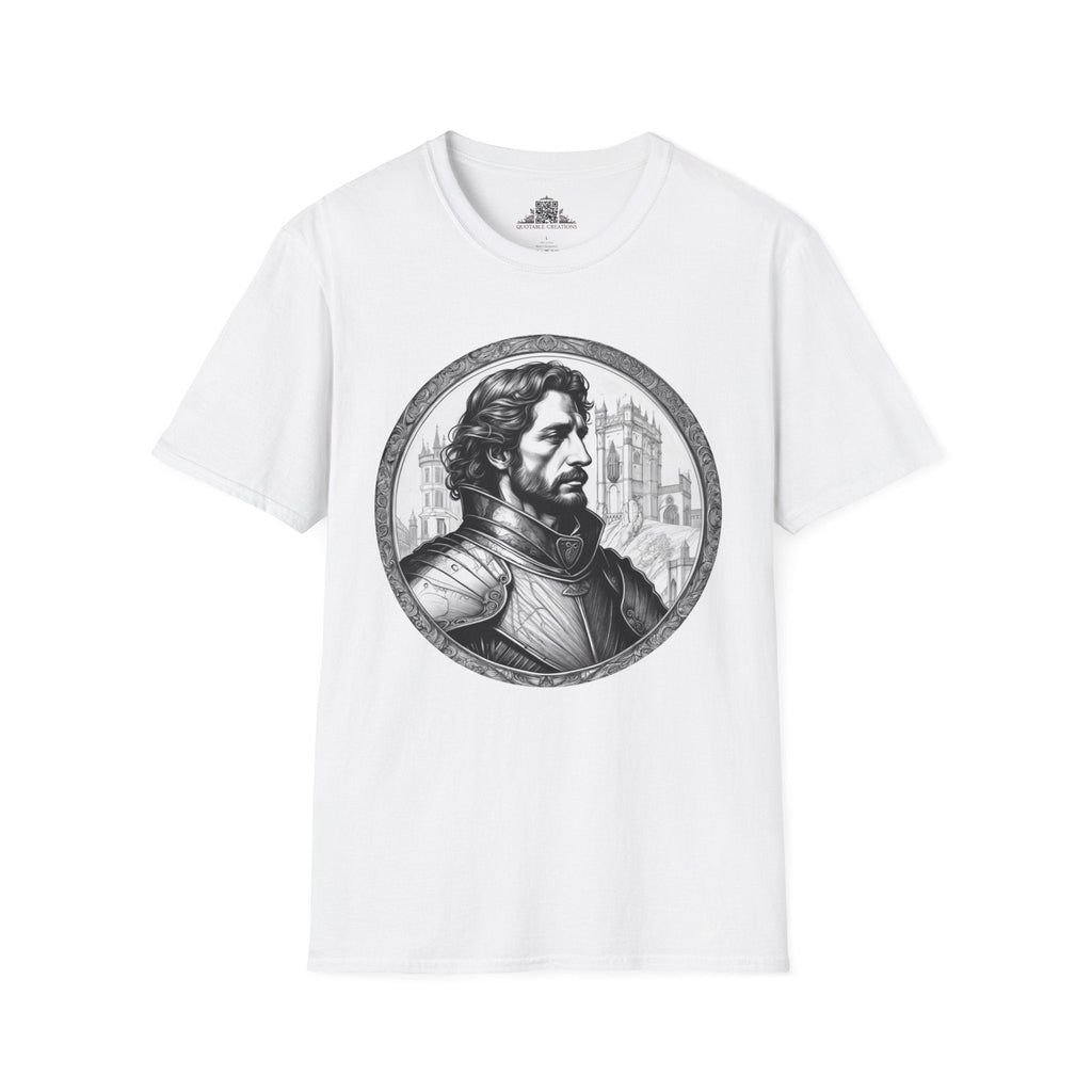 Printify T-Shirt S / White Lancelot - Heroes & Quests T-Shirt
