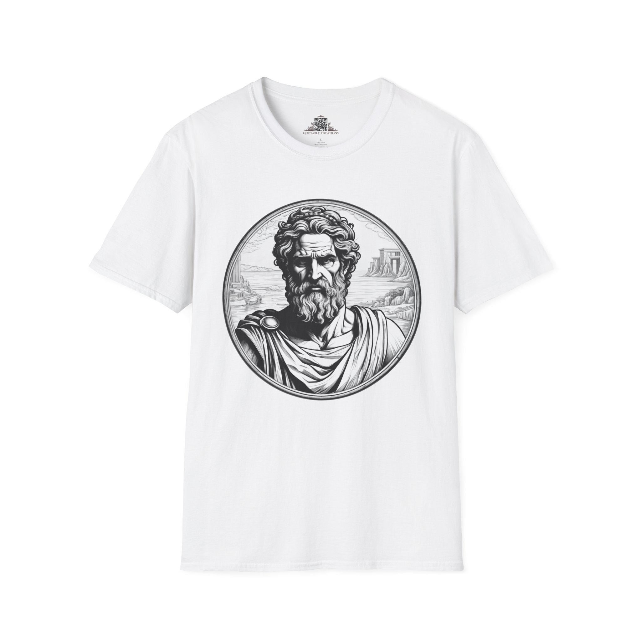 Printify T-Shirt S / White Odysseus - Heroes & Quests T-Shirt
