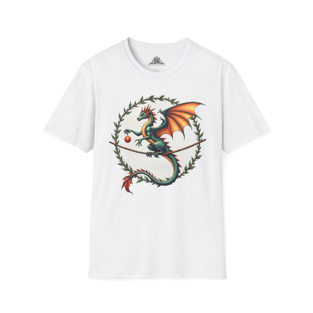 Printify T-Shirt S / White Pixieweave - Dragons & Magic T-Shirt
