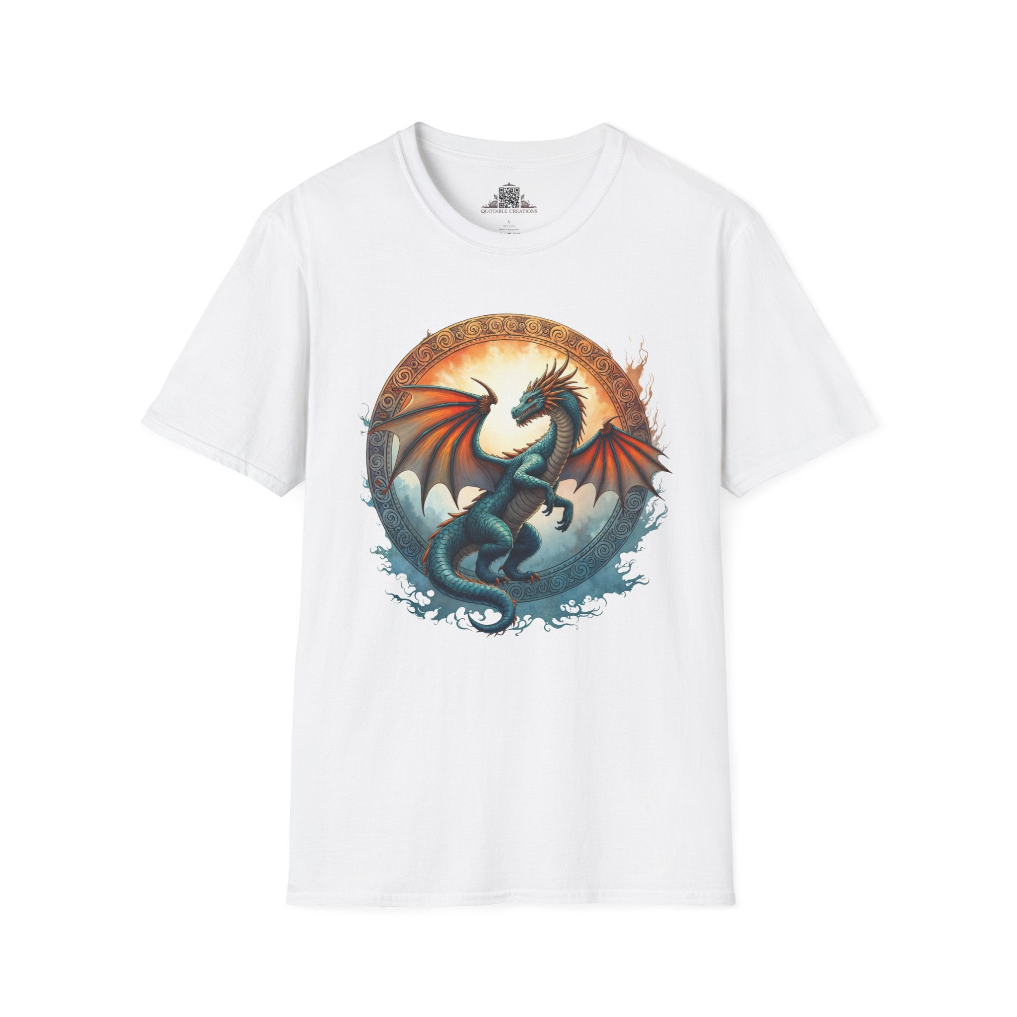 Printify T-Shirt S / White Skyfire - Dragons & Magic T-Shirt