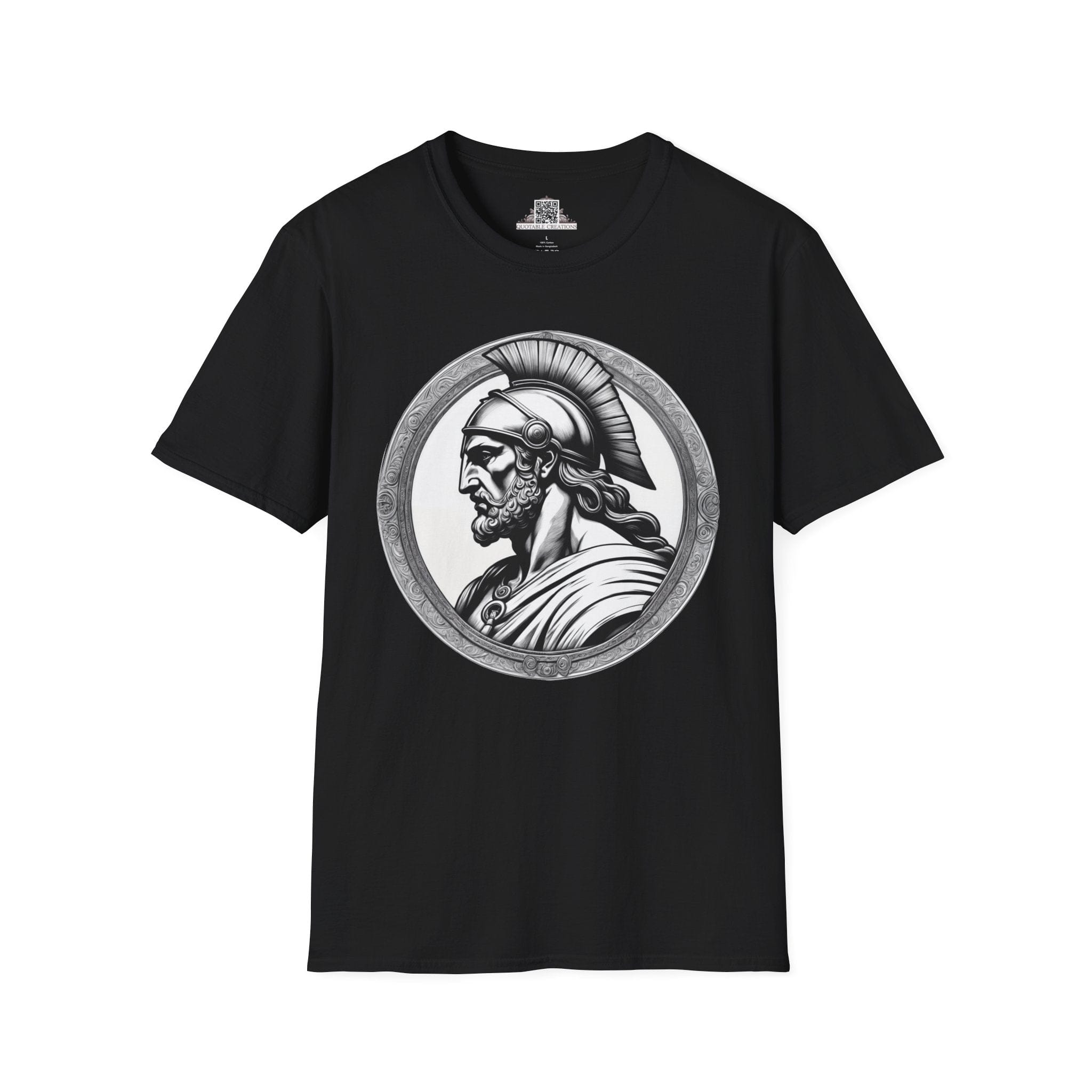 Printify T-Shirt XS / Black Achilles Heroes & Quests - T-Shirt