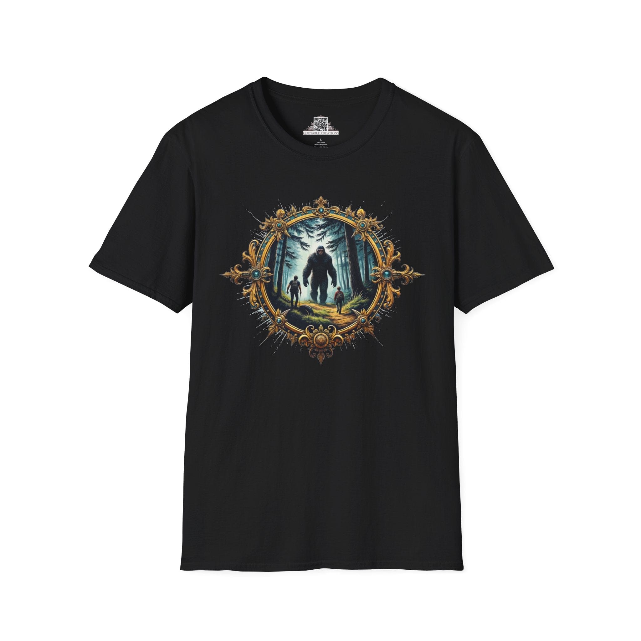 Printify T-Shirt XS / Black Bigfoot Encounters - Bigfoot & Legends T-Shirt