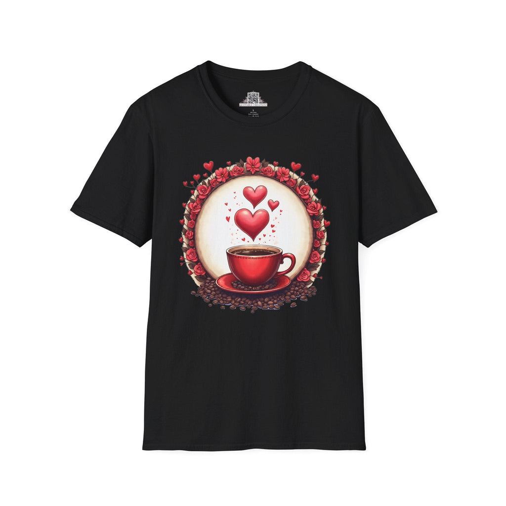 Printify T-Shirt XS / Black Brew-tiful Love Coffee - Love & Fun T-Shirt