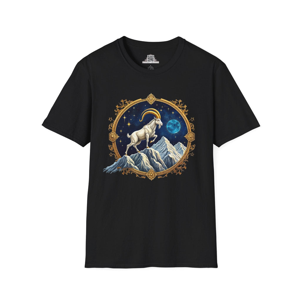 Printify T-Shirt XS / Black Capricorn Zodiac Astrology - T-Shirt