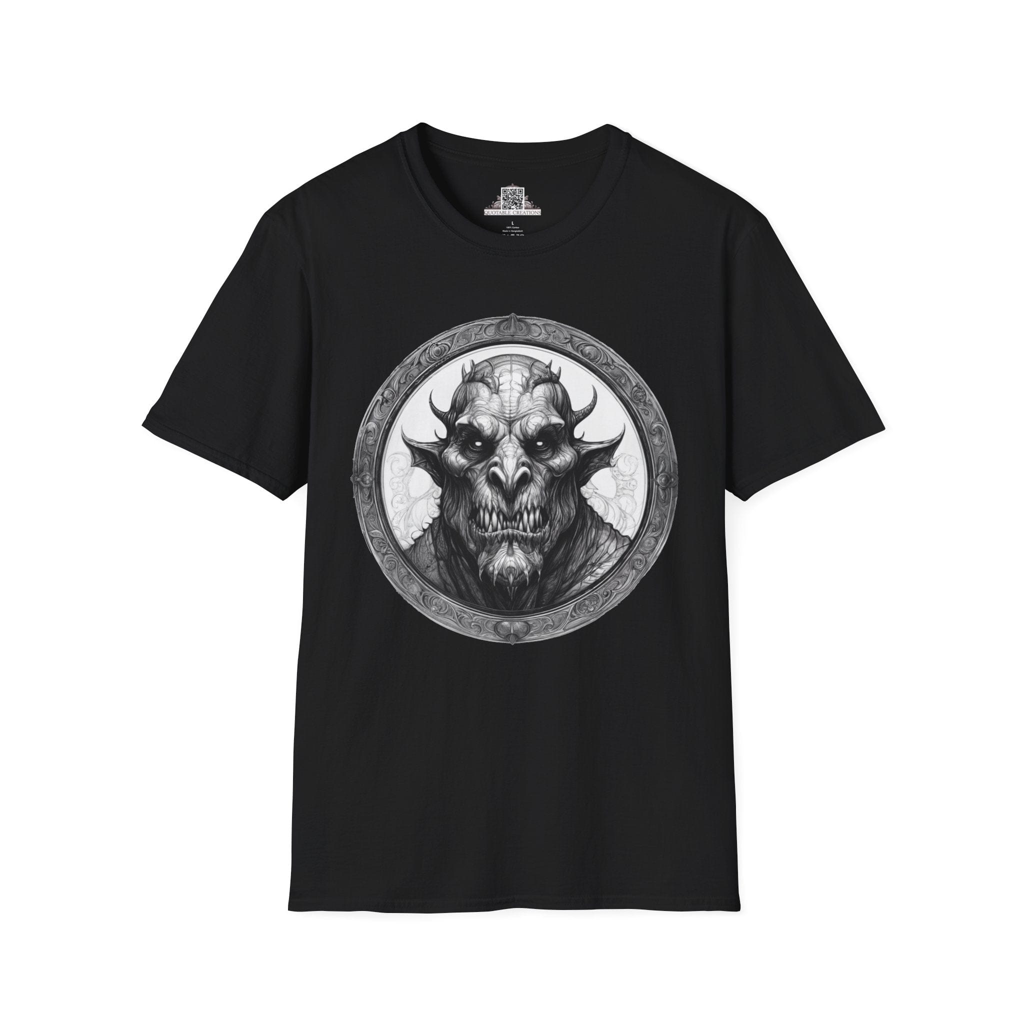 Printify T-Shirt XS / Black Grendel Heroes & Quests - T-Shirt