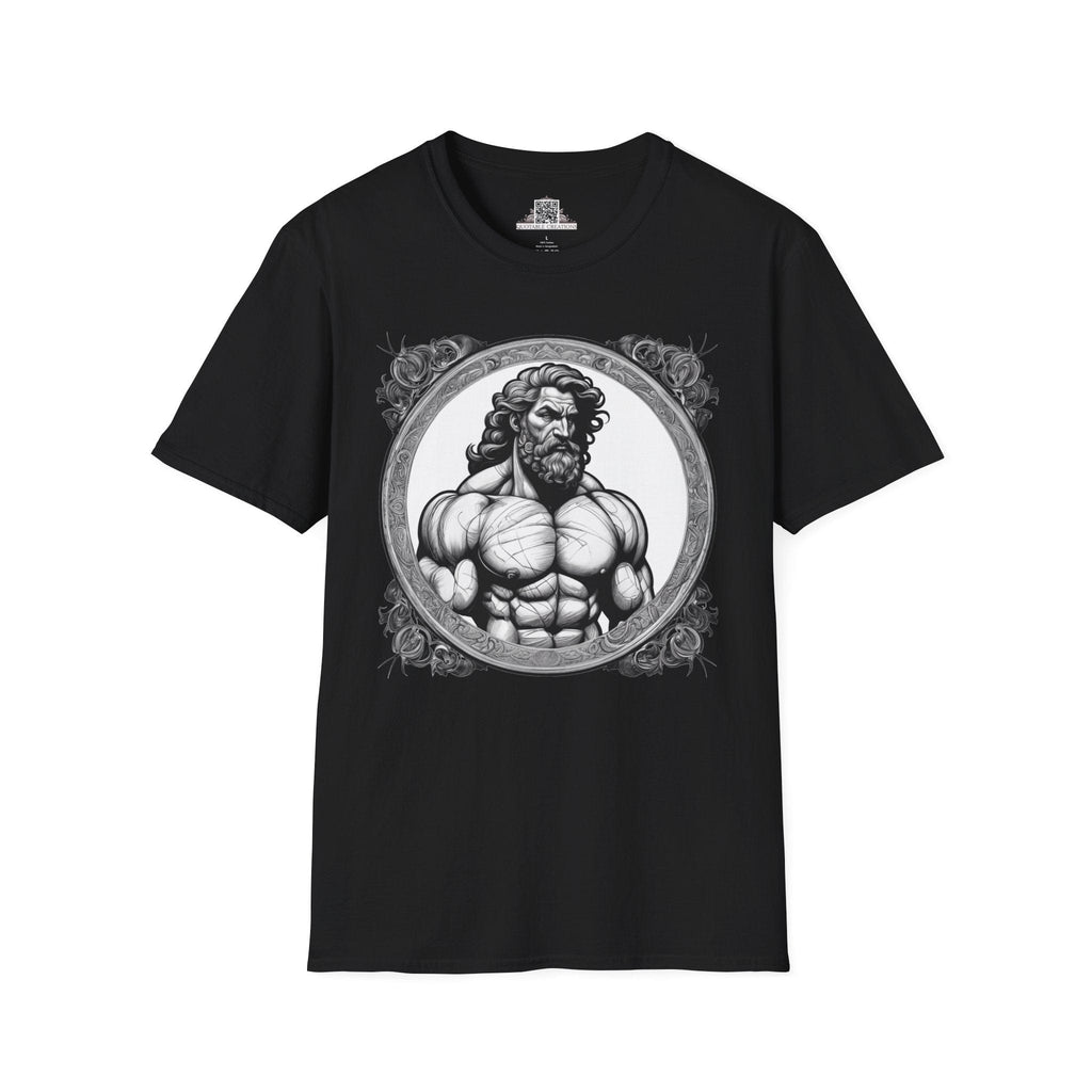 Printify T-Shirt XS / Black Hercules Heroes & Quests - T-Shirt