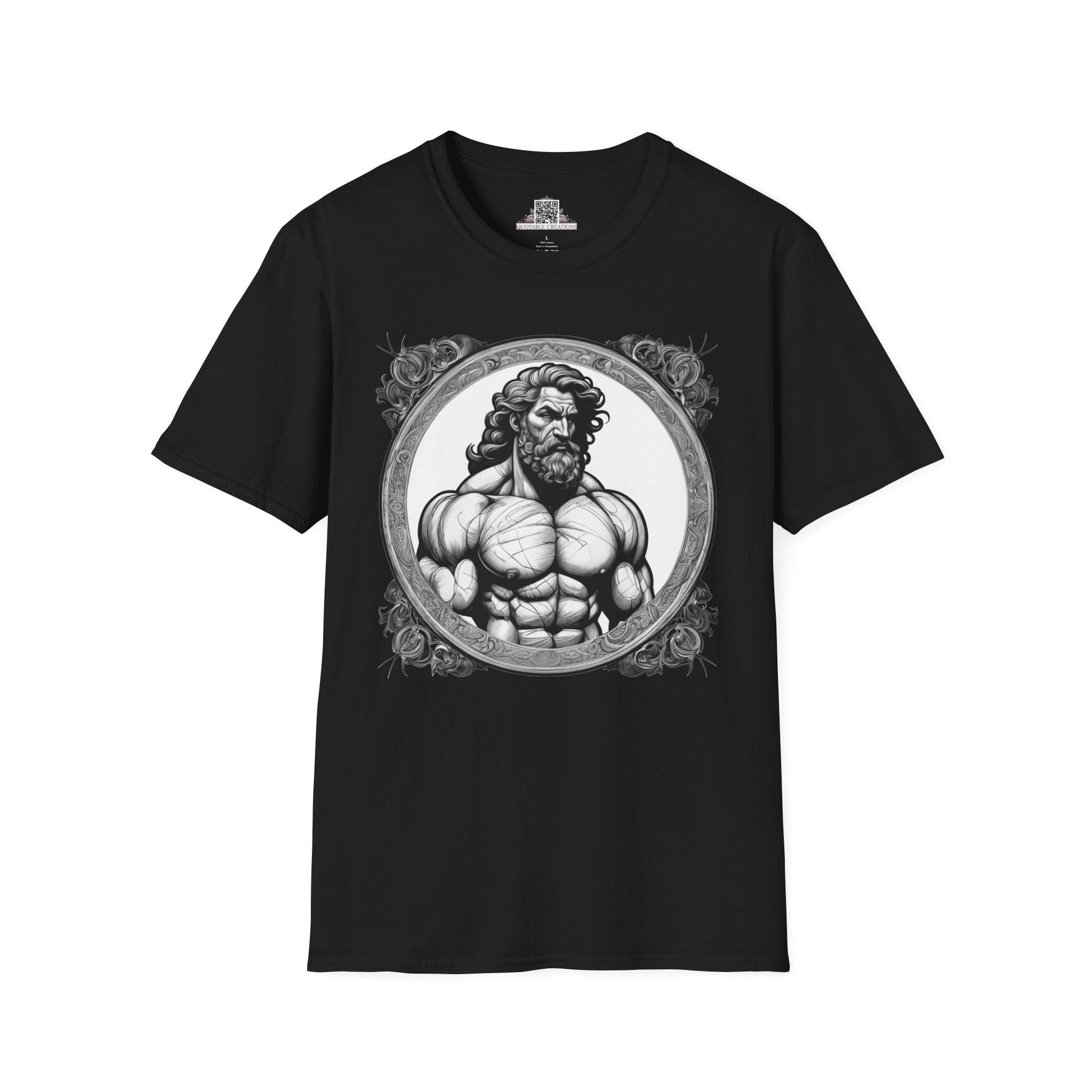 Printify T-Shirt XS / Black Hercules Heroes & Quests - T-Shirt