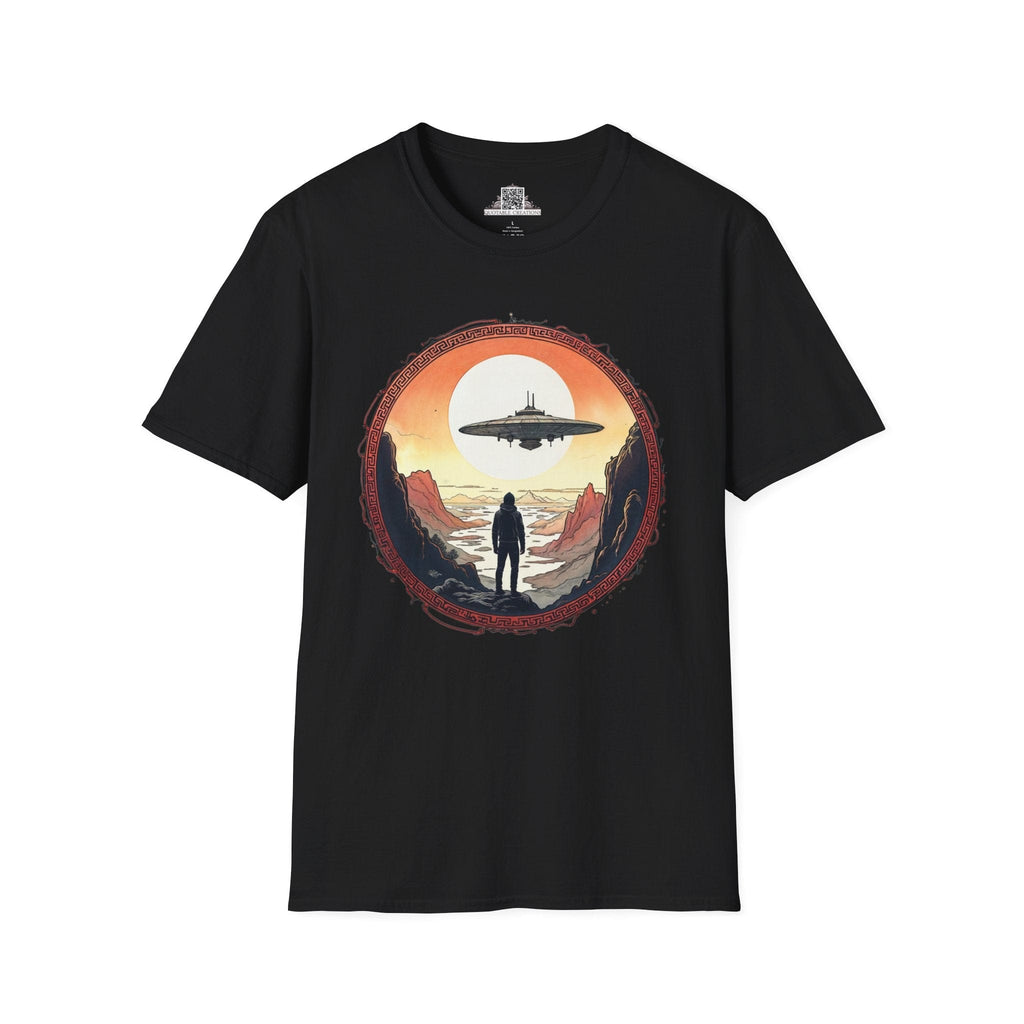 Printify T-Shirt XS / Black I Believe UFO & Cosmic - T-Shirt