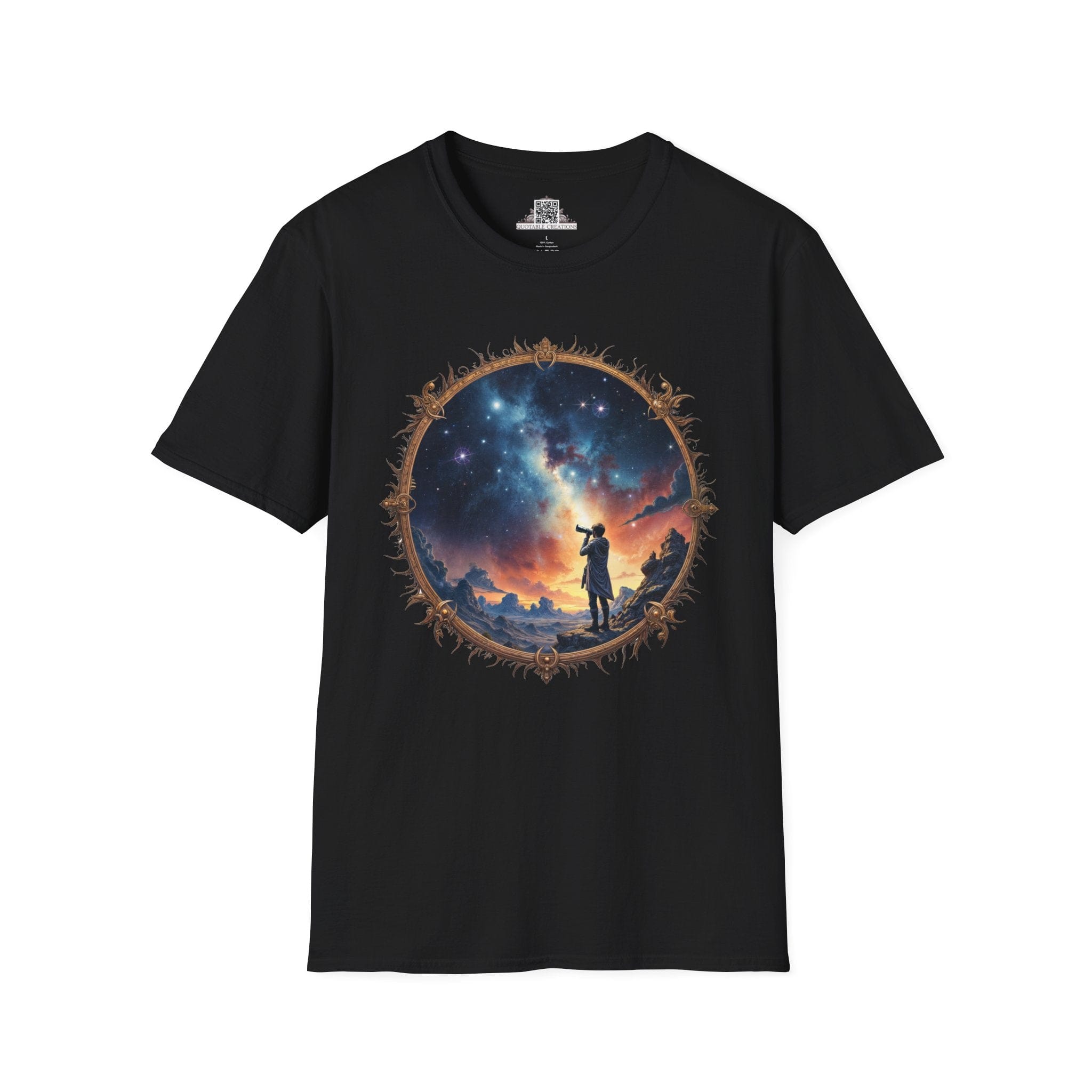 Printify T-Shirt XS / Black I Choose to Believe UFO & Cosmic - T-Shirt