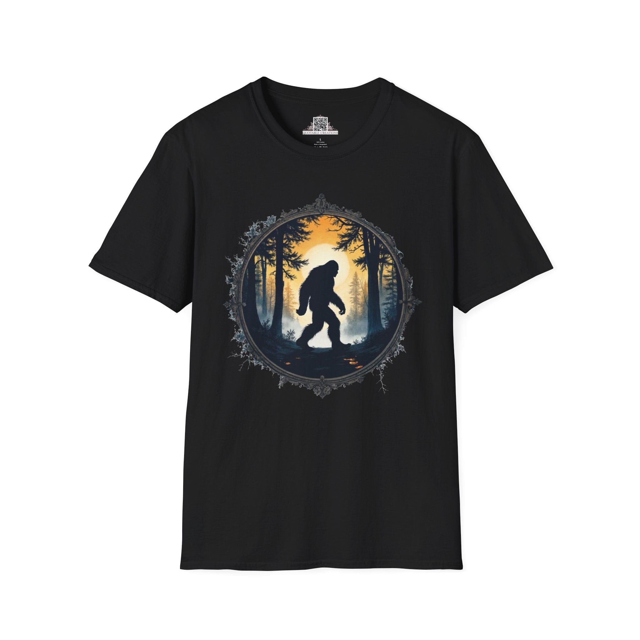 Printify T-Shirt XS / Black In Search of Sasquatch - Bigfoot & Legends T-Shirt