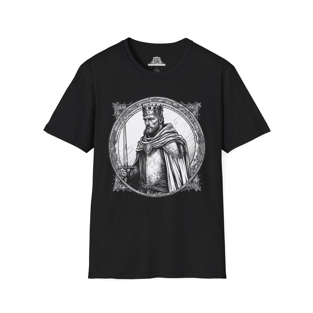 Printify T-Shirt XS / Black King Arthur Heroes & Quests - T-Shirt