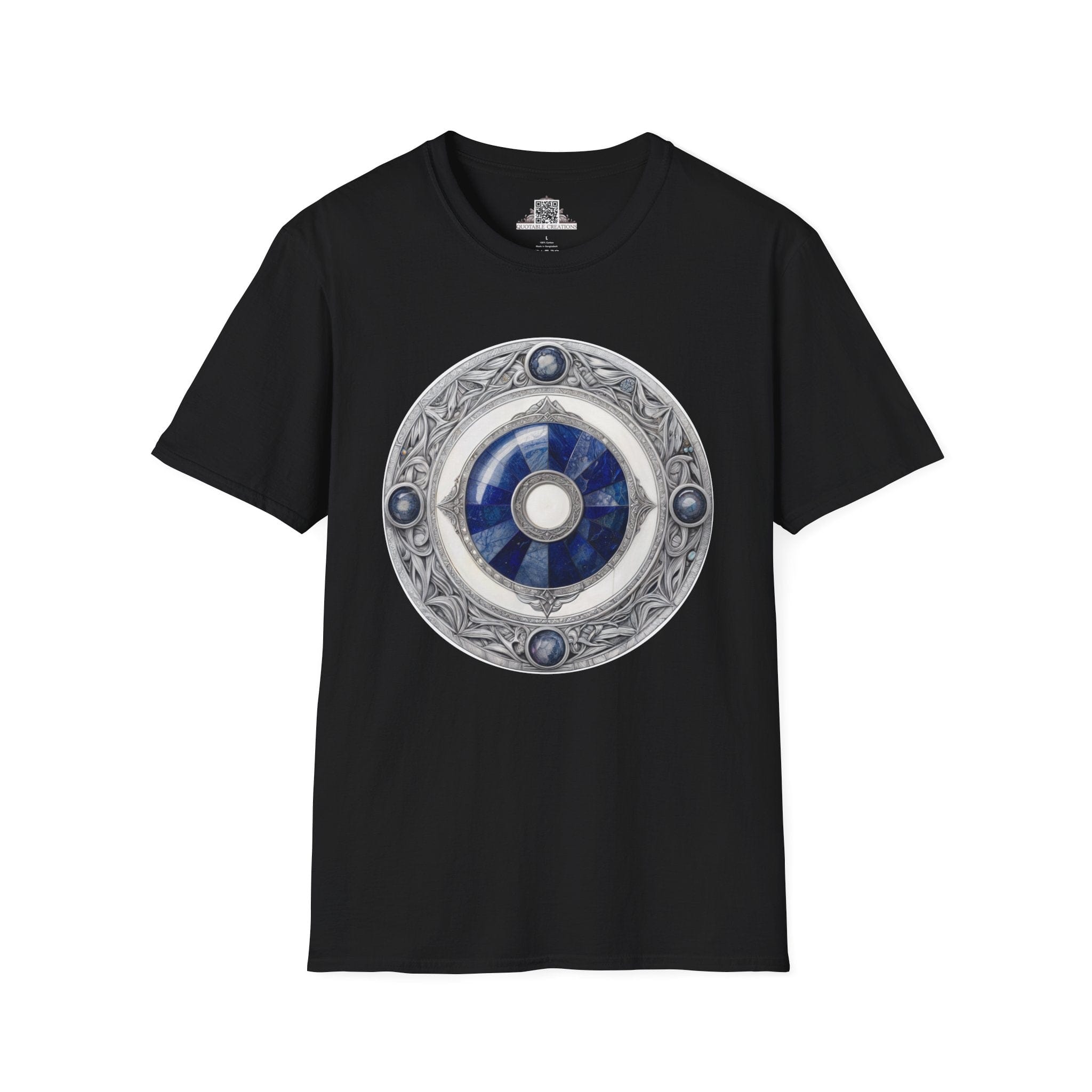 Printify T-Shirt XS / Black Lapis Lazuli - Crystals & Gemstones T-Shirt