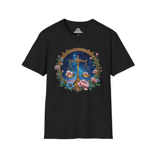 Printify T-Shirt XS / Black Libra Zodiac & Astrology - T-Shirt