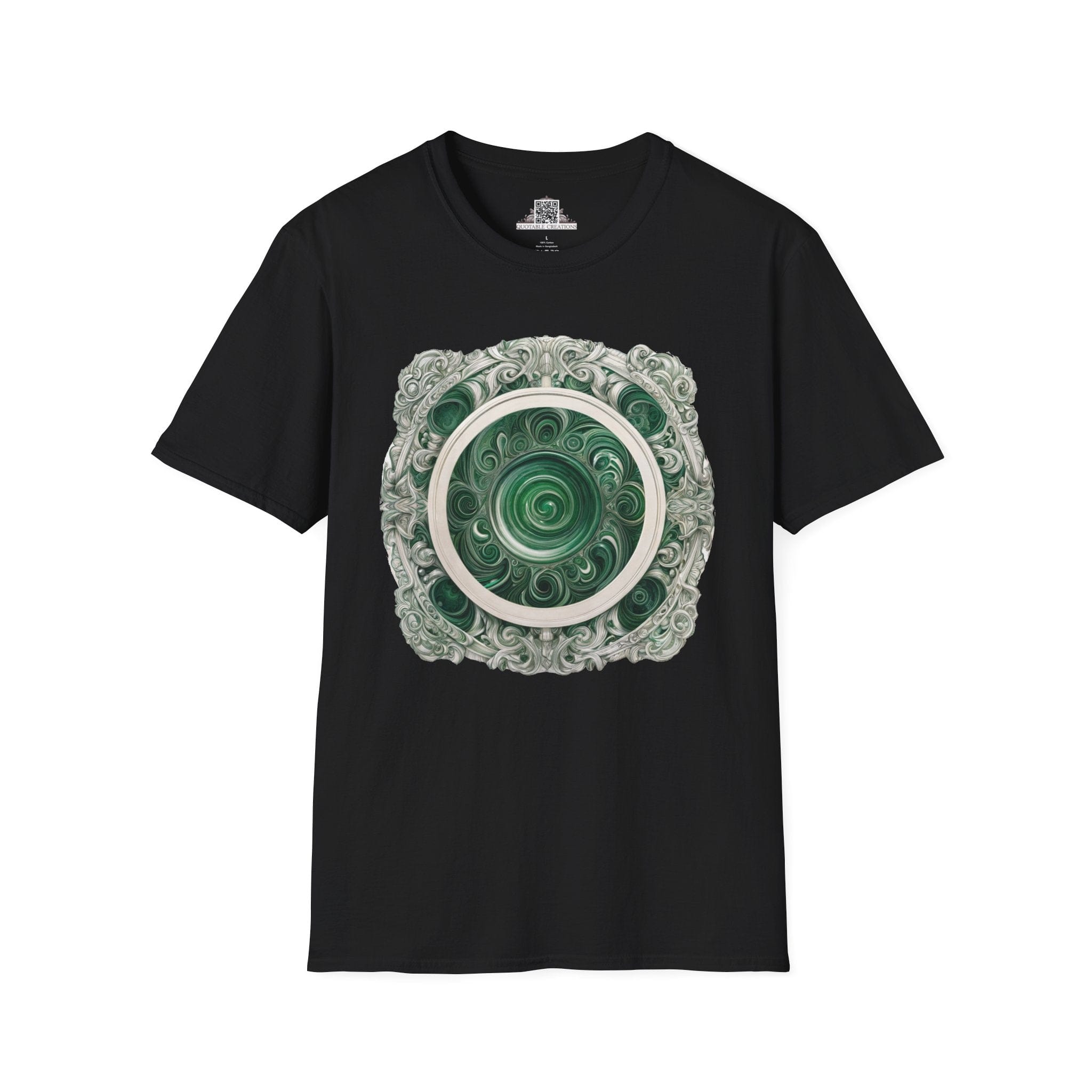 Printify T-Shirt XS / Black Malachite - Crystals & Gemstones T-Shirt