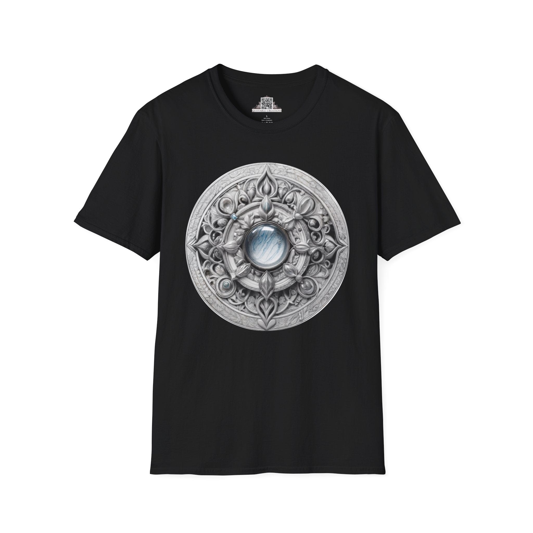 Printify T-Shirt XS / Black Moonstone - Crystals & Gemstones T-Shirt