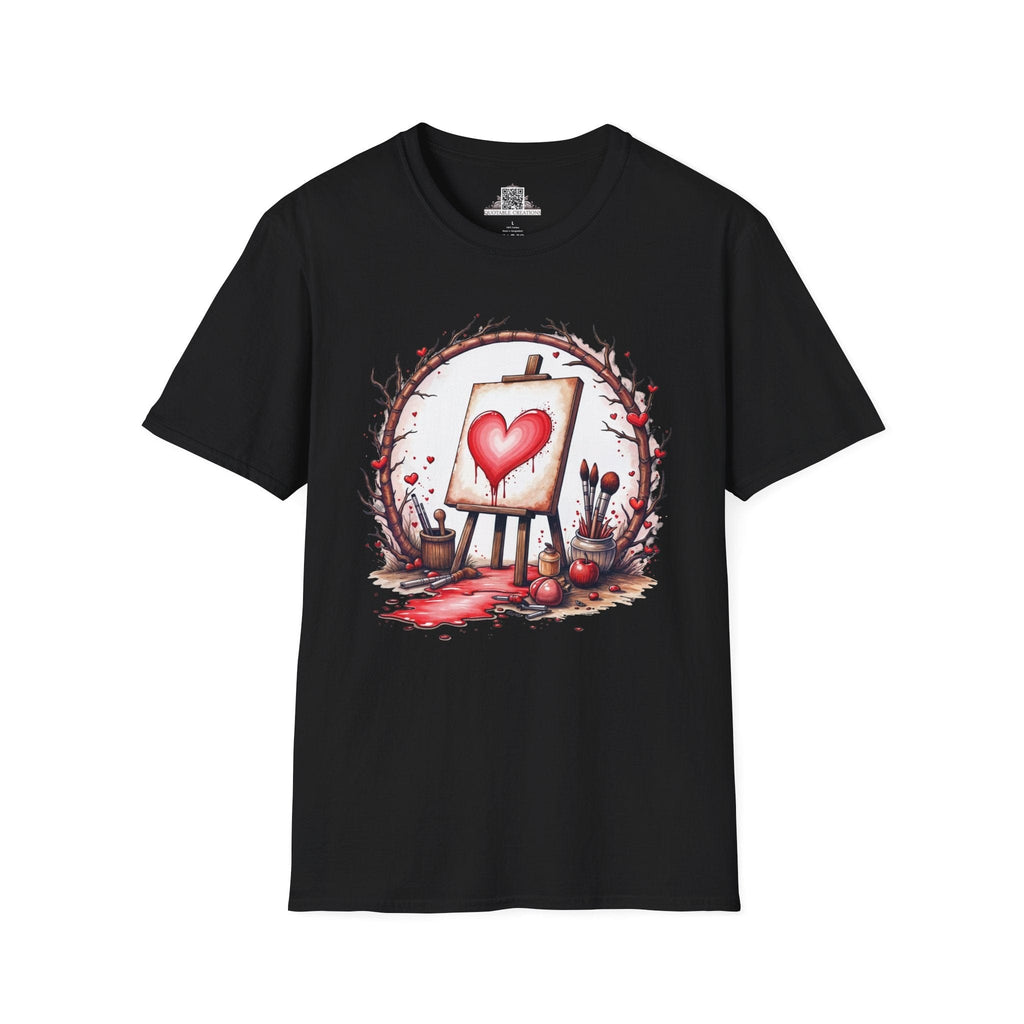 Printify T-Shirt XS / Black My Masterpiece Art - Love & Fun T-Shirt