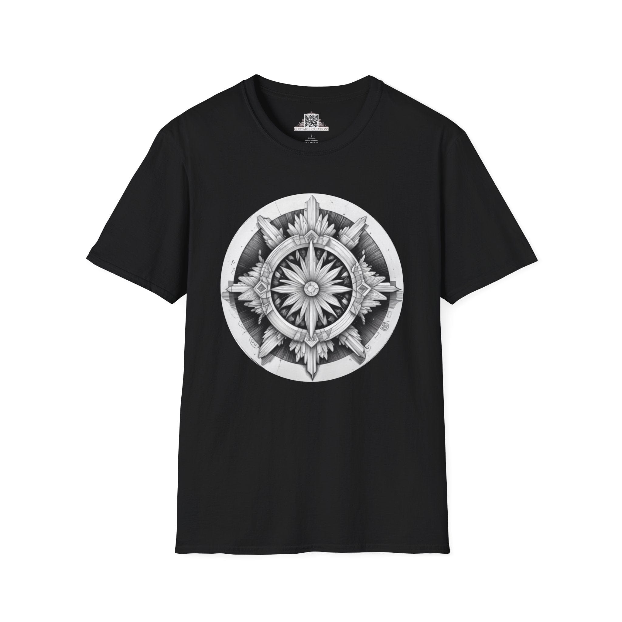 Printify T-Shirt XS / Black Selenite - Crystals & Gemstones T-Shirt