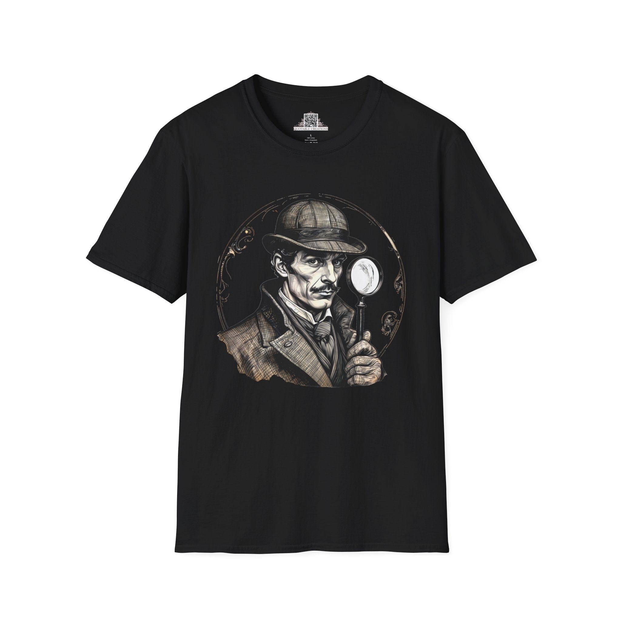 Printify T-Shirt XS / Black Sherlock Holmes Mysteries & Monsters - T-Shirt