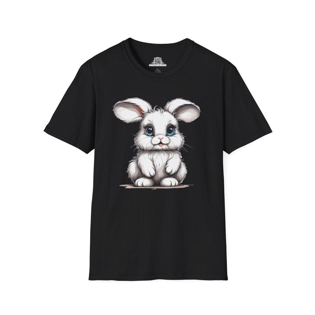 Printify T-Shirt XS / Black T-Shirt - Baby Bunny - Hyper Cute