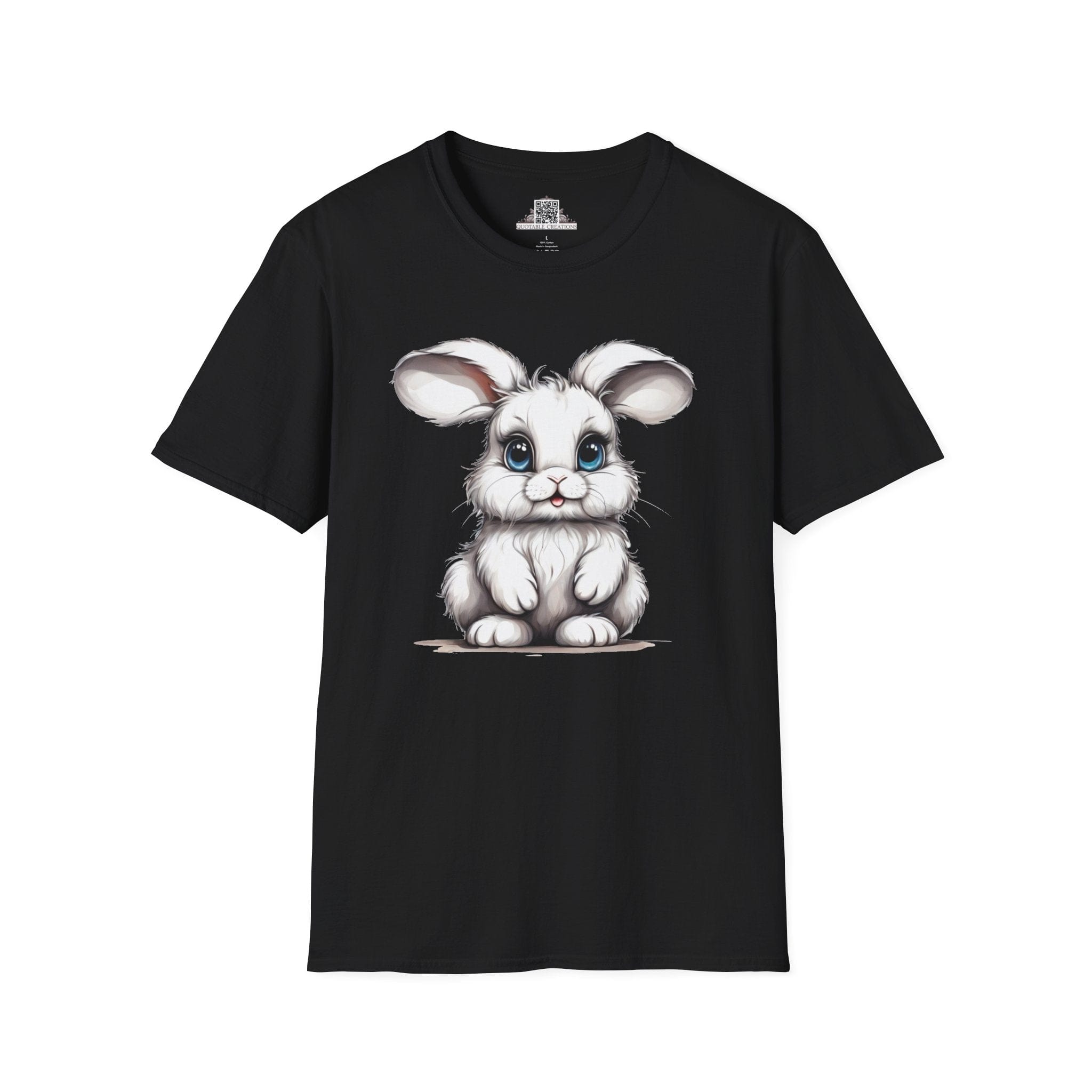 Printify T-Shirt XS / Black T-Shirt - Baby Bunny - Hyper Cute