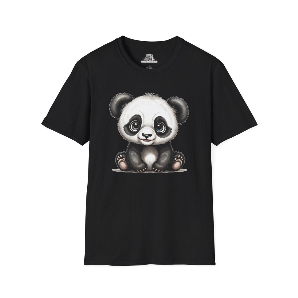 Printify T-Shirt XS / Black T-Shirt - Baby Panda - Hyper Cute