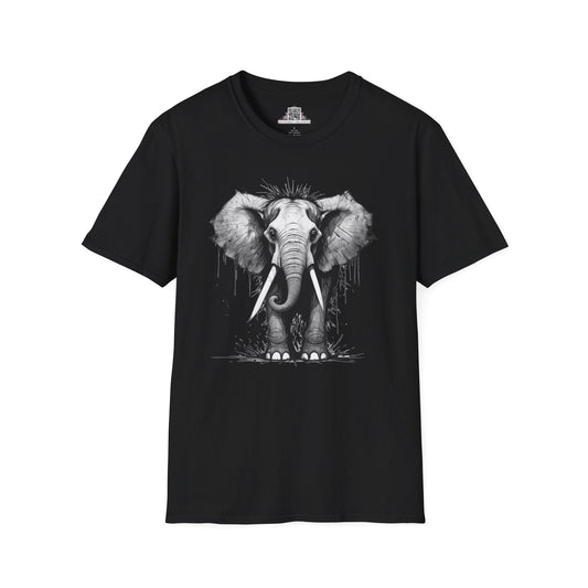 Printify T-Shirt XS / Black T-Shirt - I'm Fine Elephant - Everything's Fine