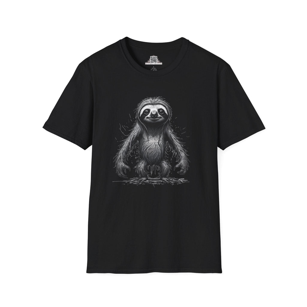 Printify T-Shirt XS / Black T-Shirt - I'm Fine Sloth - Everything's Fine