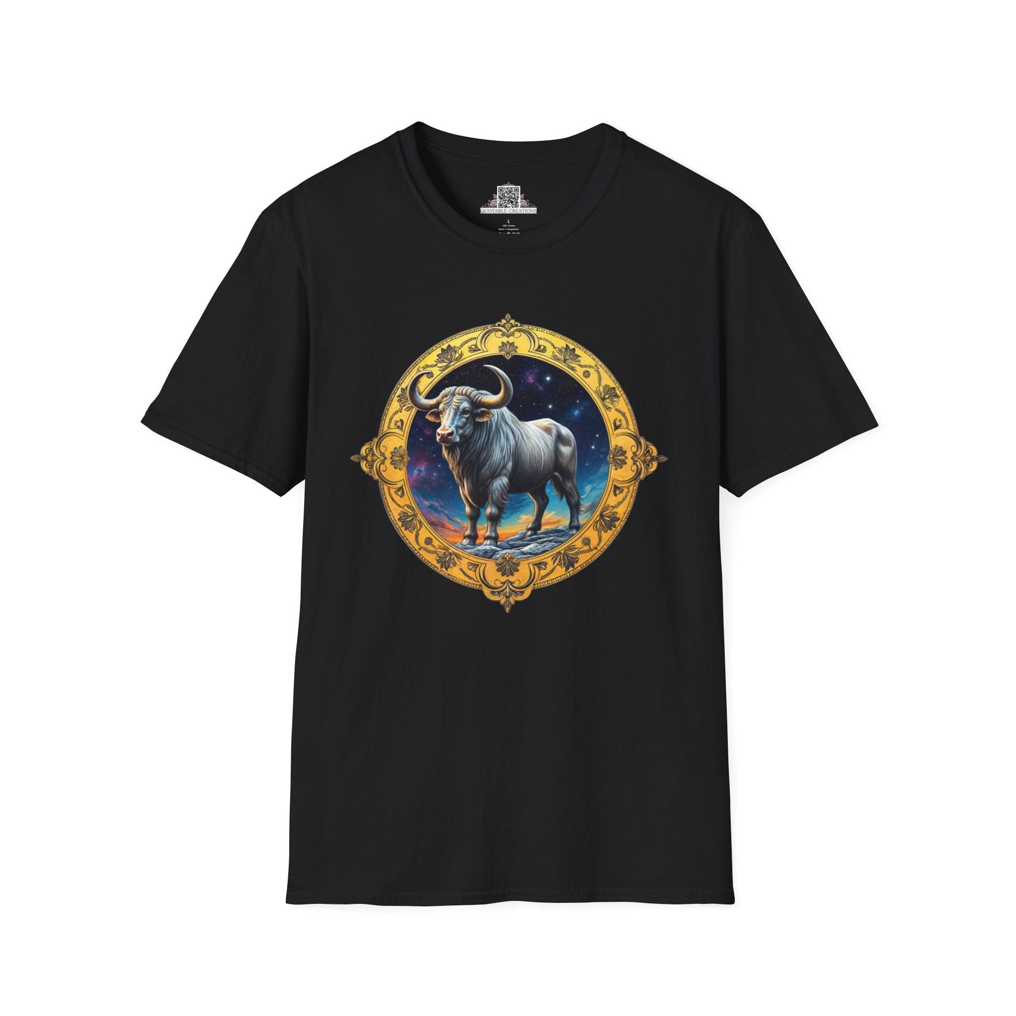 Printify T-Shirt XS / Black Taurus - Zodiac & Astrology T-Shirt