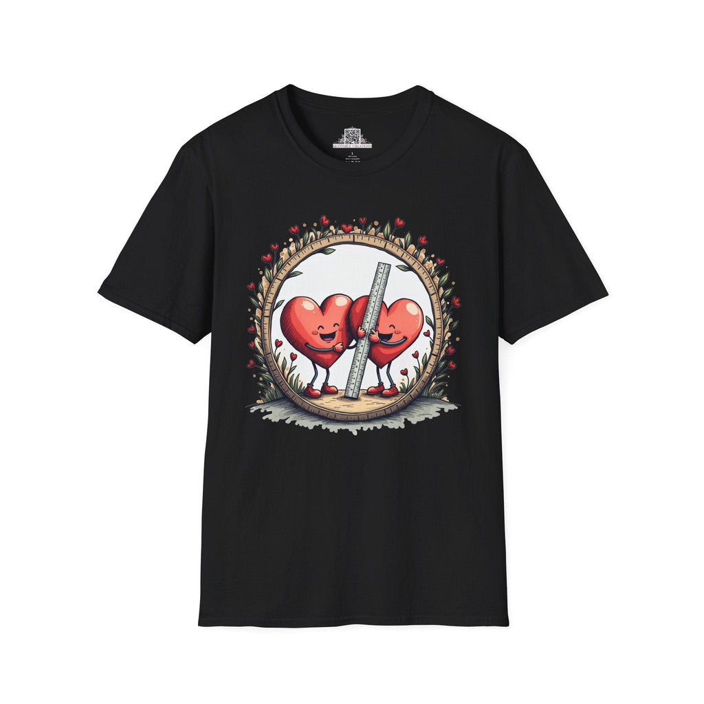 Printify T-Shirt XS / Black The Sum of Our Hearts - Love & Fun T-Shirt
