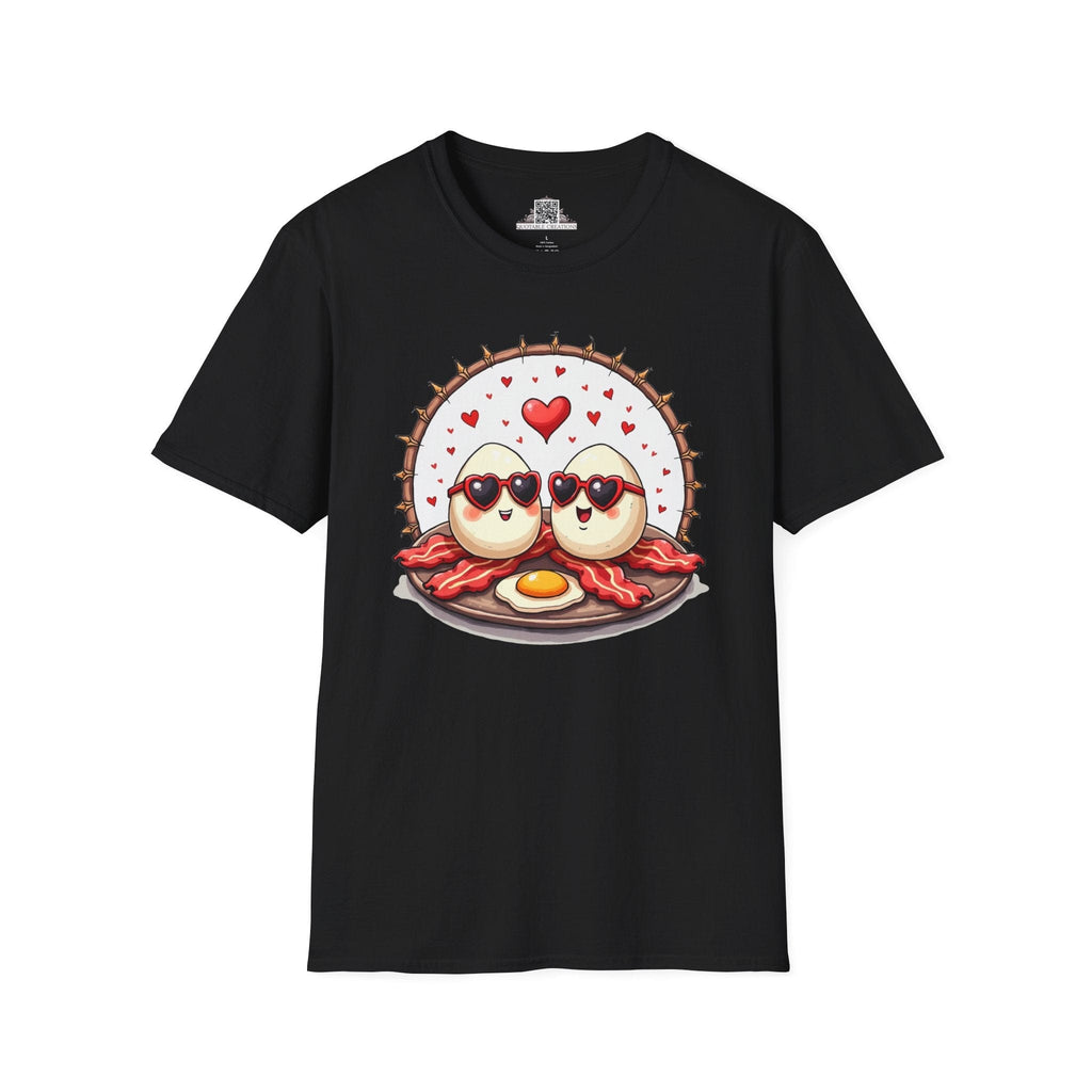 Printify T-Shirt XS / Black Unbeatable Love Eggs - Love & Fun T-Shirt