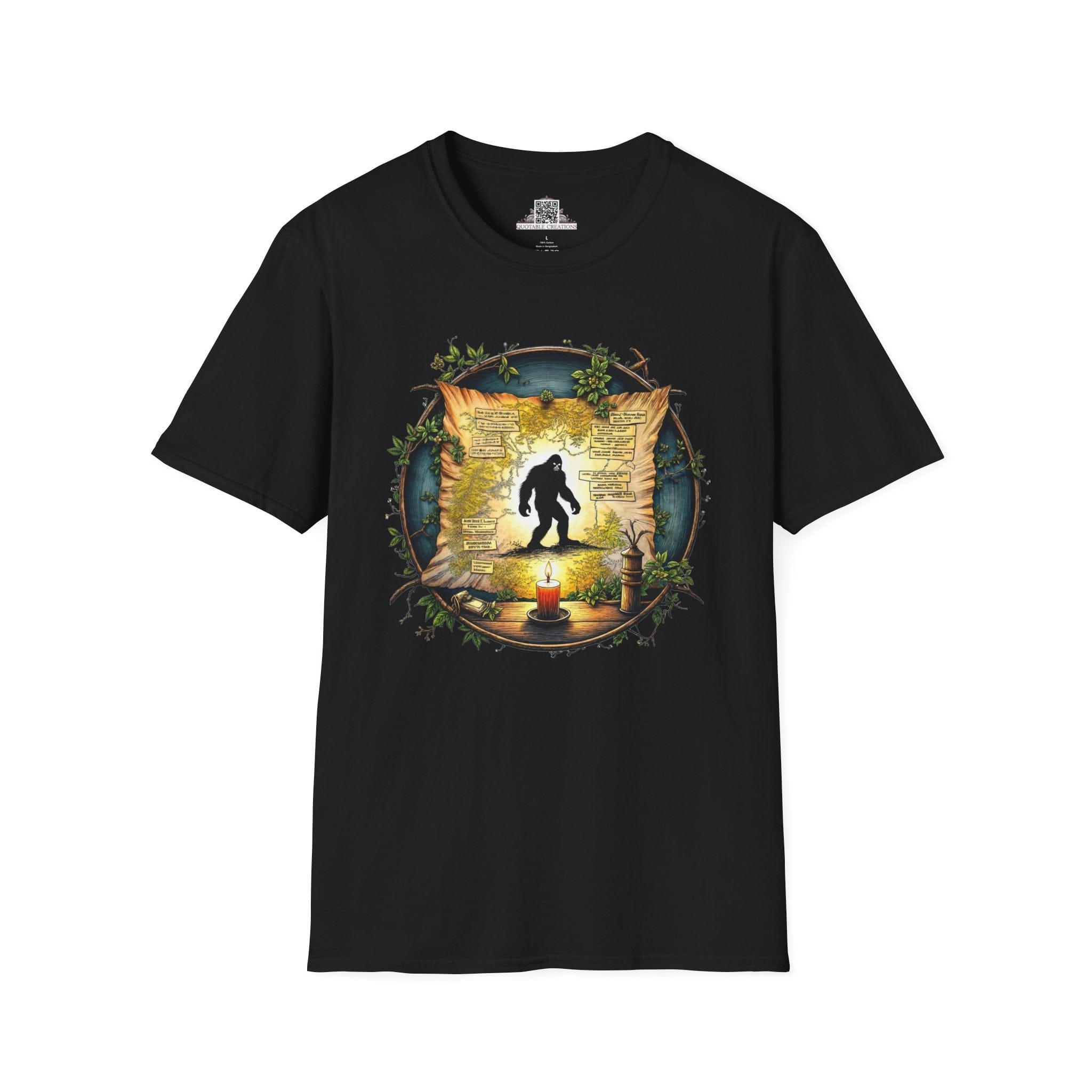 Printify T-Shirt XS / Black Uncover the Myth - Bigfoot & Legends T-Shirt