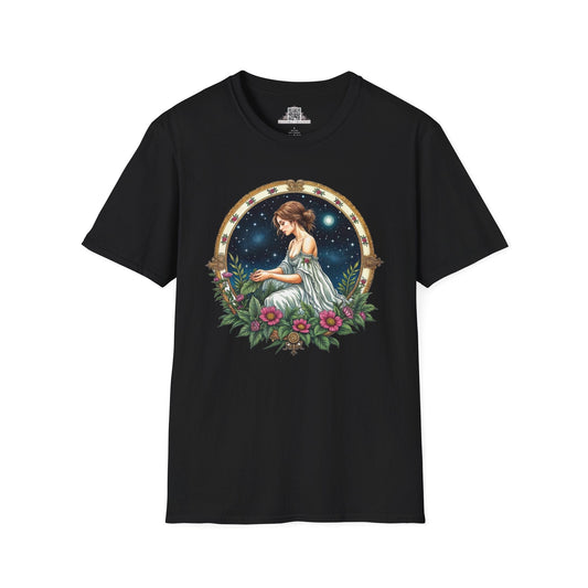 Printify T-Shirt XS / Black Virgo Zodiac Astrology - T-Shirt