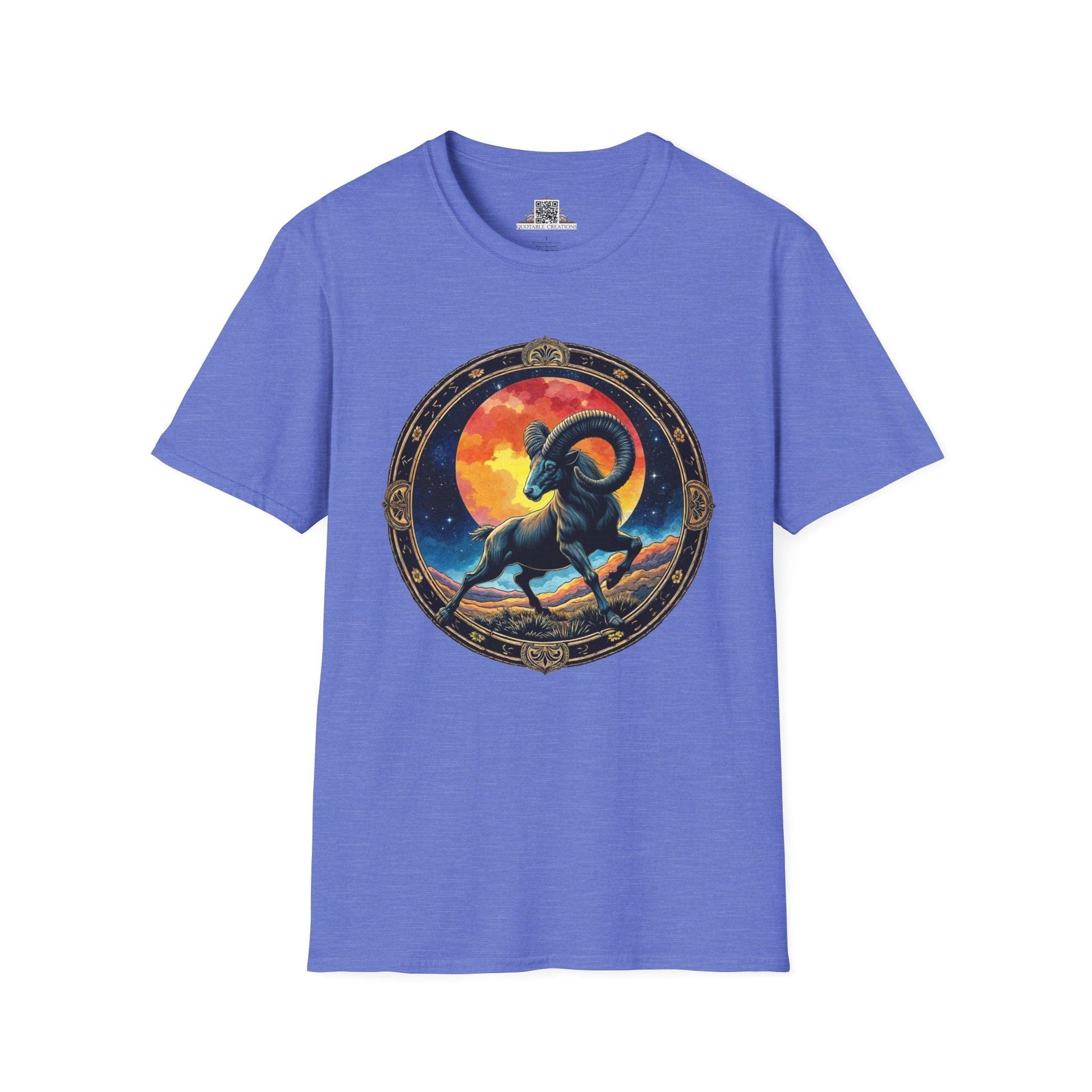 Printify T-Shirt XS / Heather Royal Aries Zodiac Astrology - T-Shirt