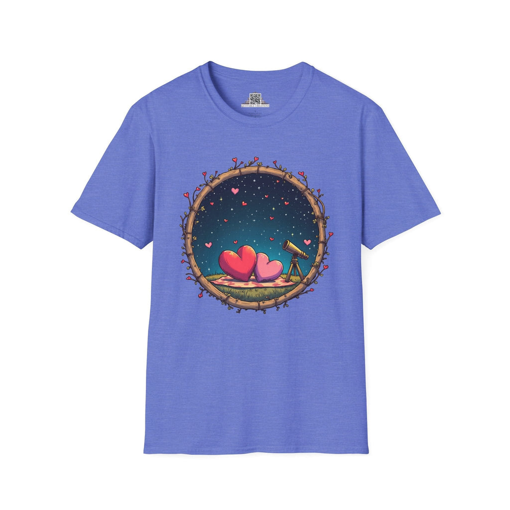 Printify T-Shirt XS / Heather Royal Astrological Love - Love & Fun T-Shirt