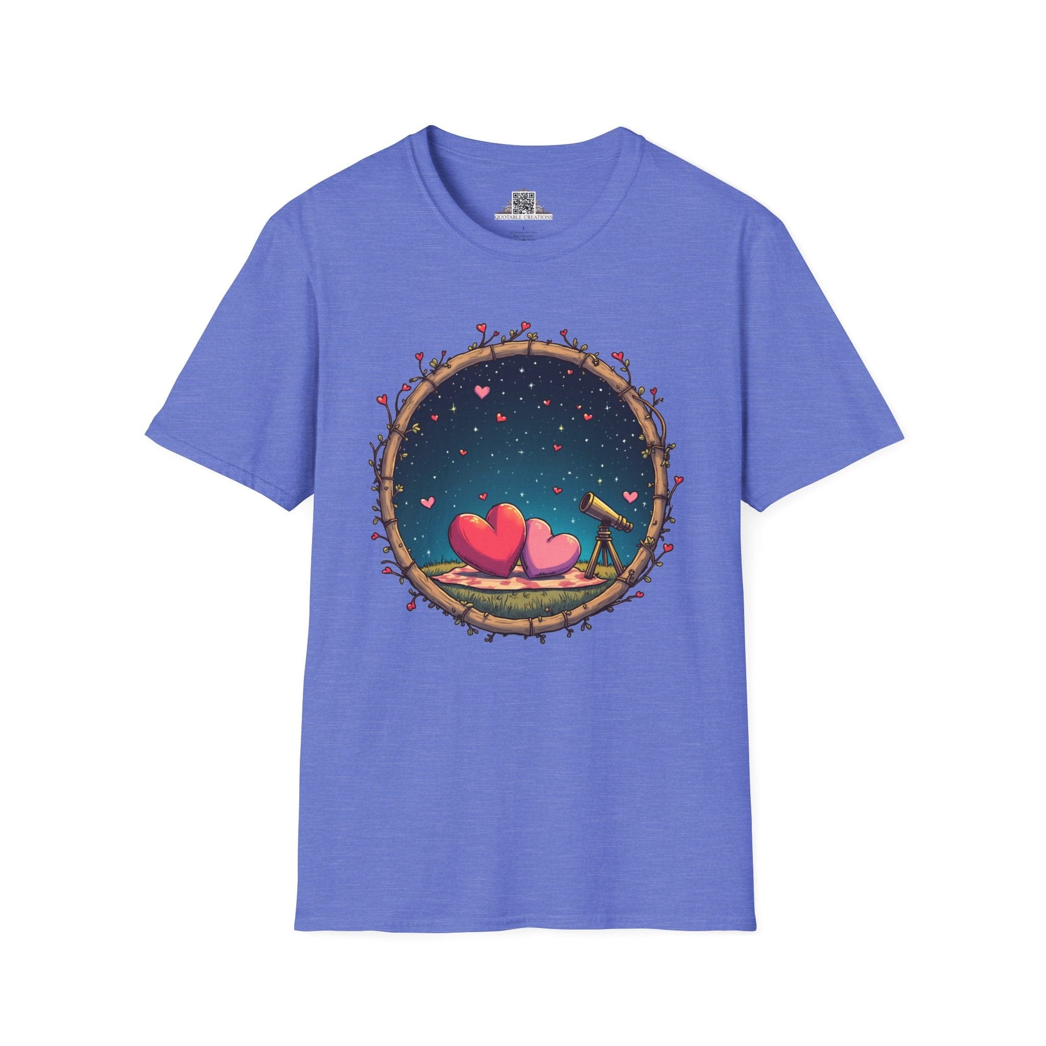 Printify T-Shirt XS / Heather Royal Astrological Love - Love & Fun T-Shirt