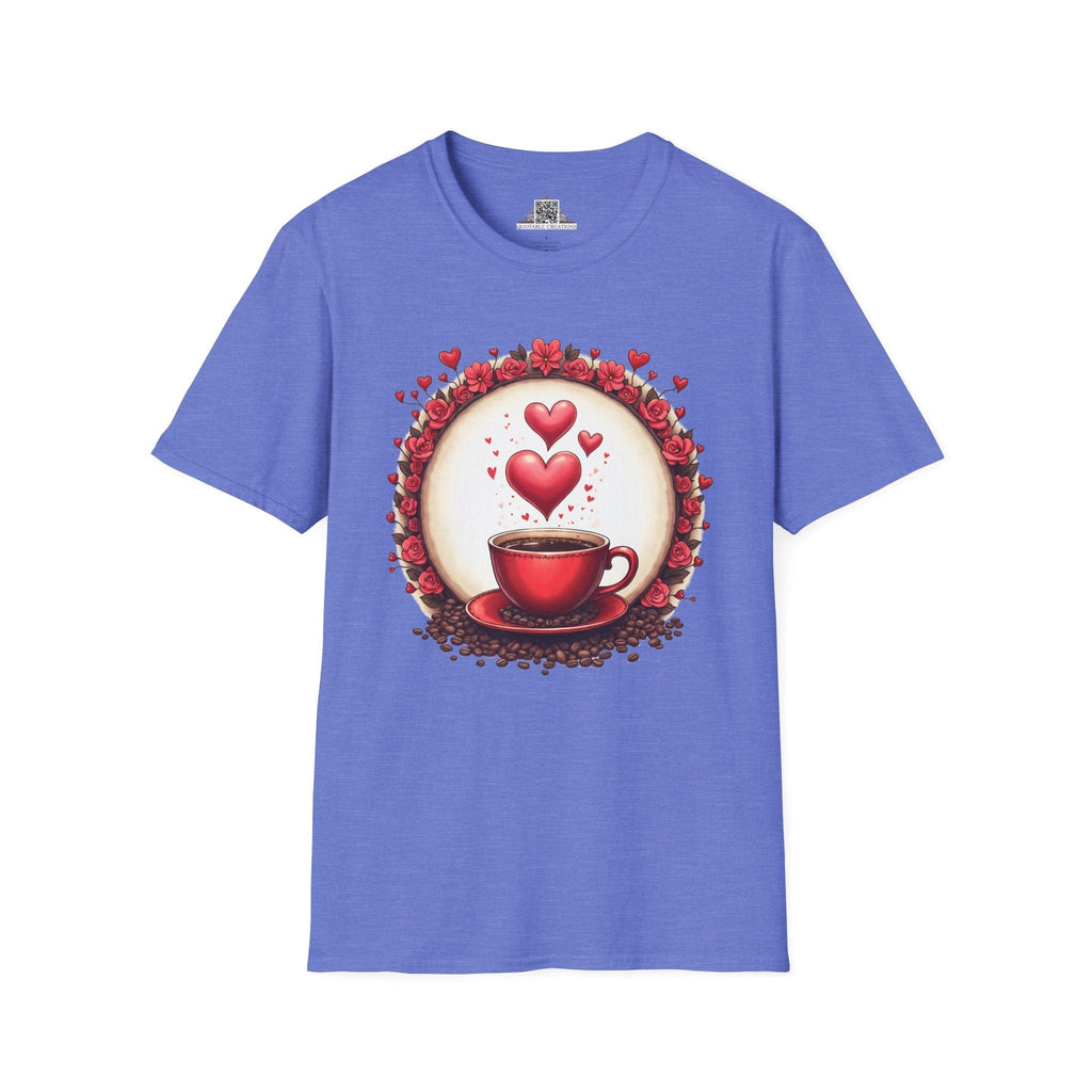 Printify T-Shirt XS / Heather Royal Brew-tiful Love Coffee - Love & Fun T-Shirt