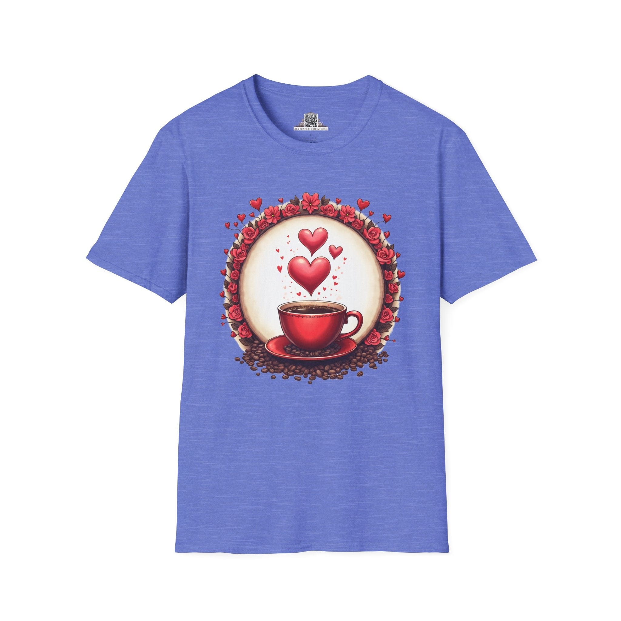 Printify T-Shirt XS / Heather Royal Brew-tiful Love Coffee - Love & Fun T-Shirt