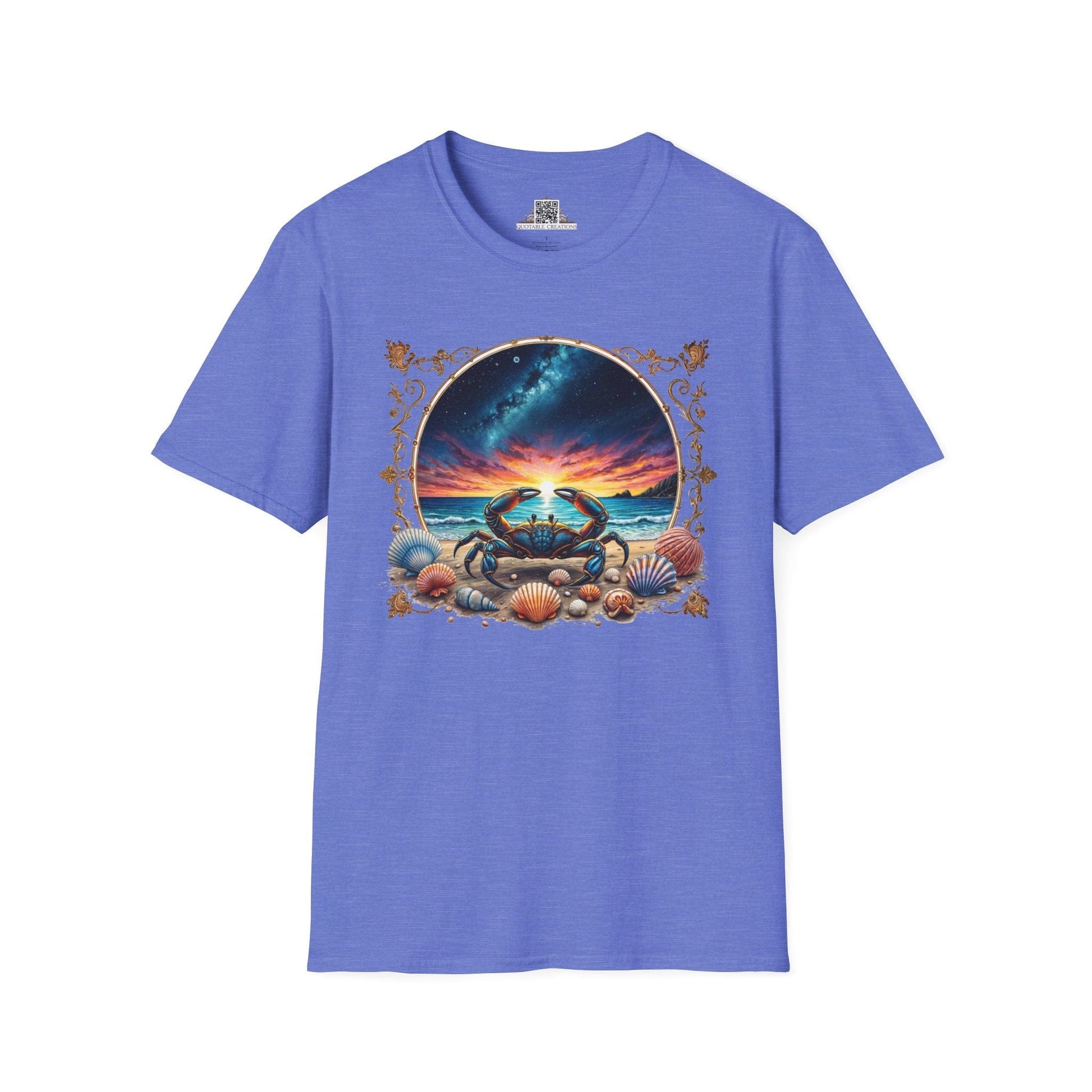 Printify T-Shirt XS / Heather Royal Cancer Zodiac & Astrology - T-Shirt
