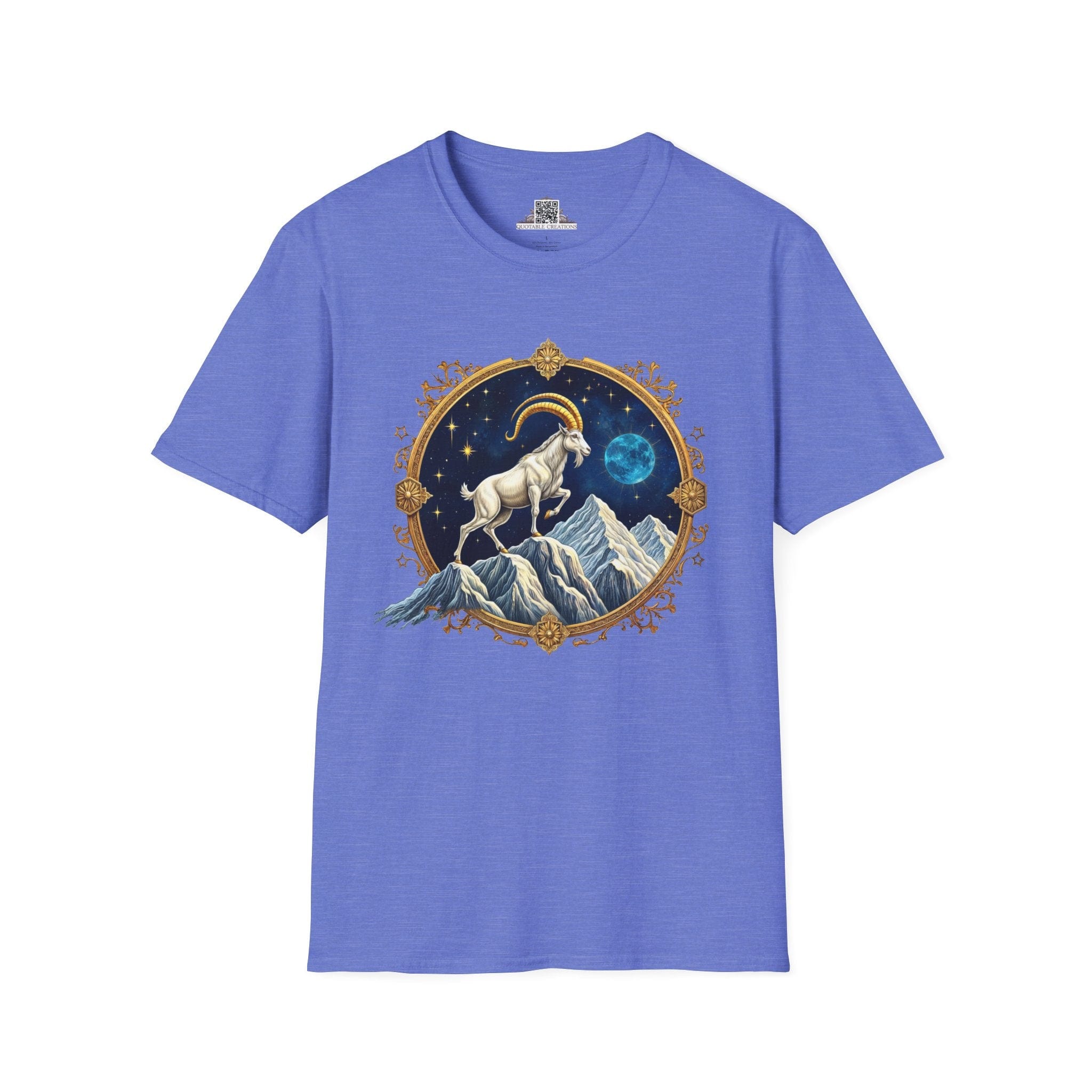 Printify T-Shirt XS / Heather Royal Capricorn Zodiac Astrology - T-Shirt
